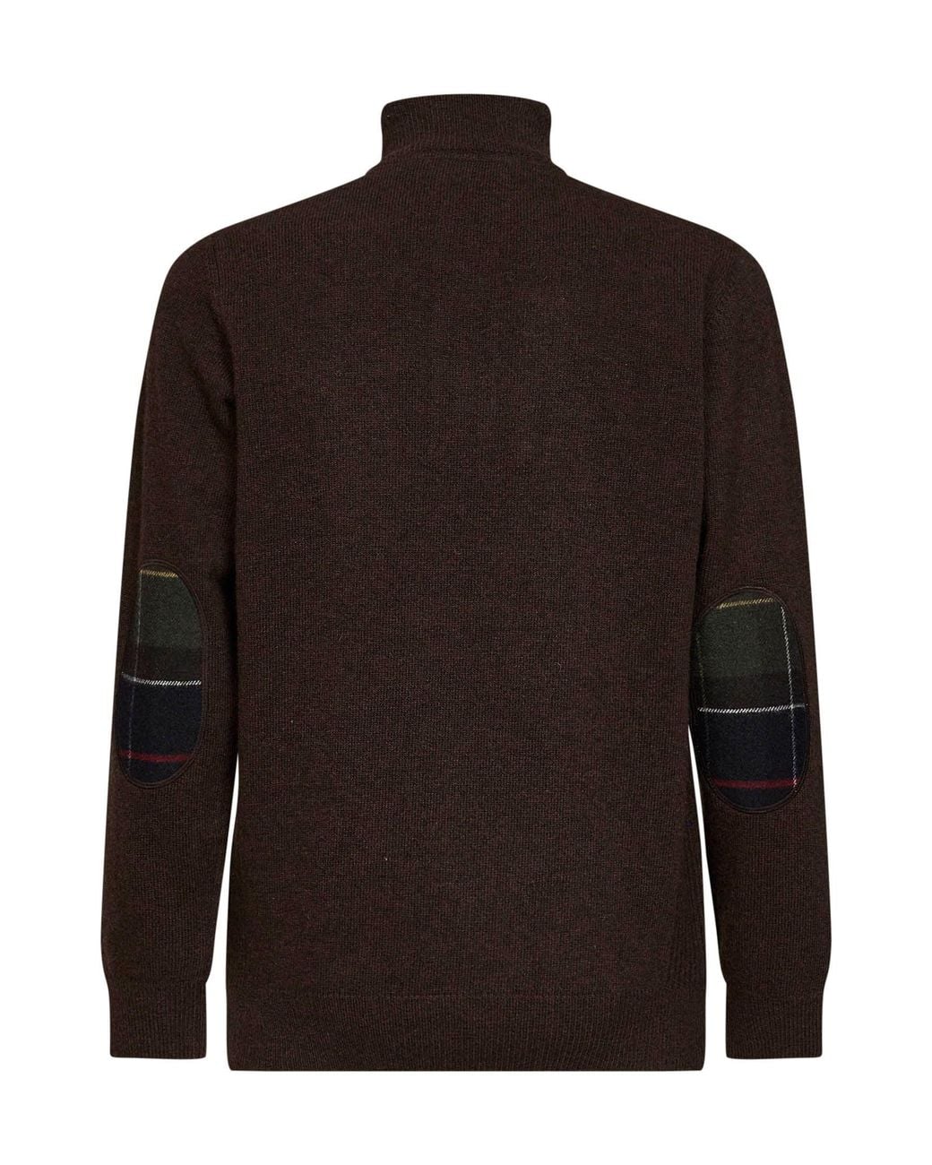 Barbour Brown Dark Oak Holden Lambswool Half-Zip Sweater for men