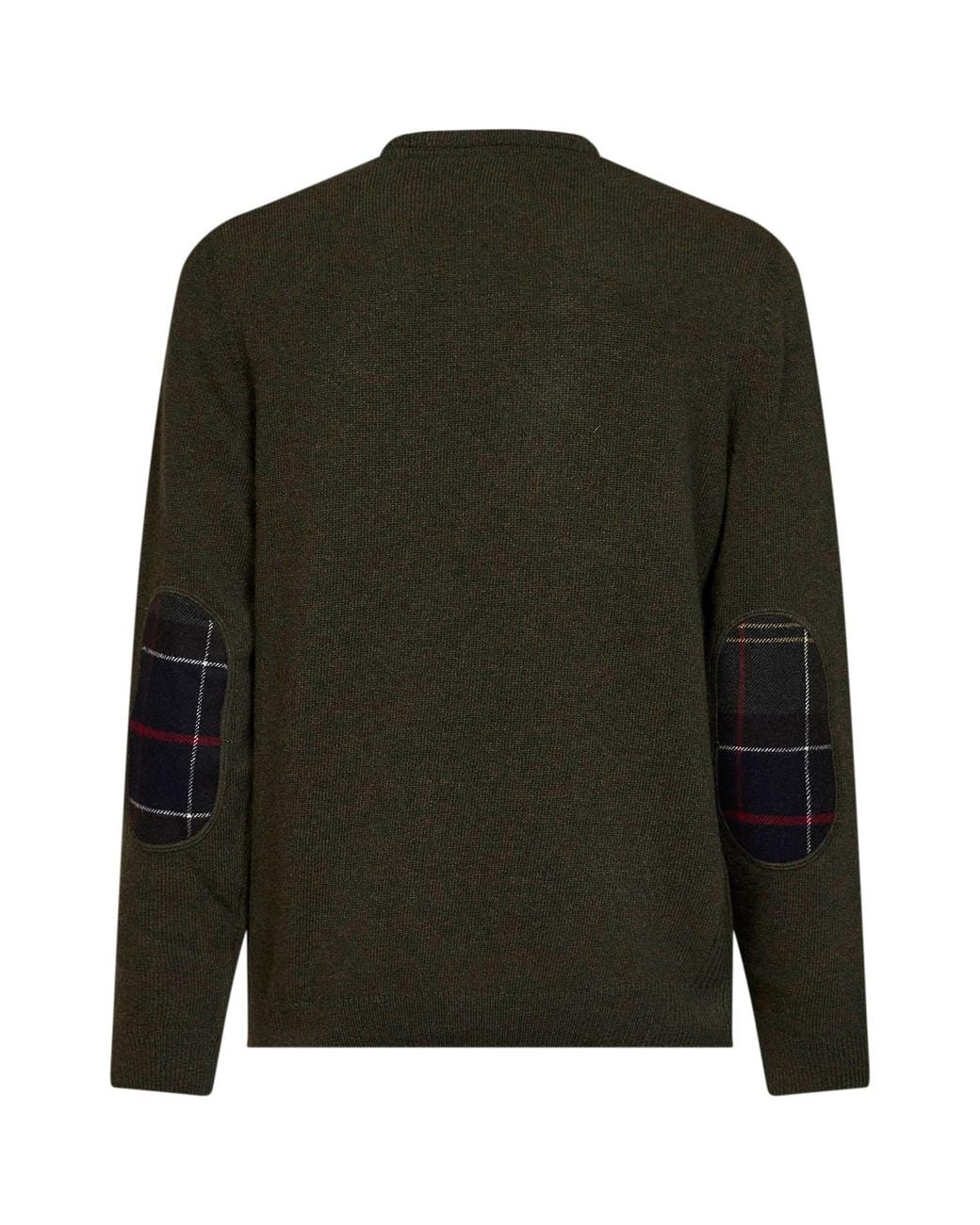 Barbour Green Lambswool Holden Crewneck Sweater for men
