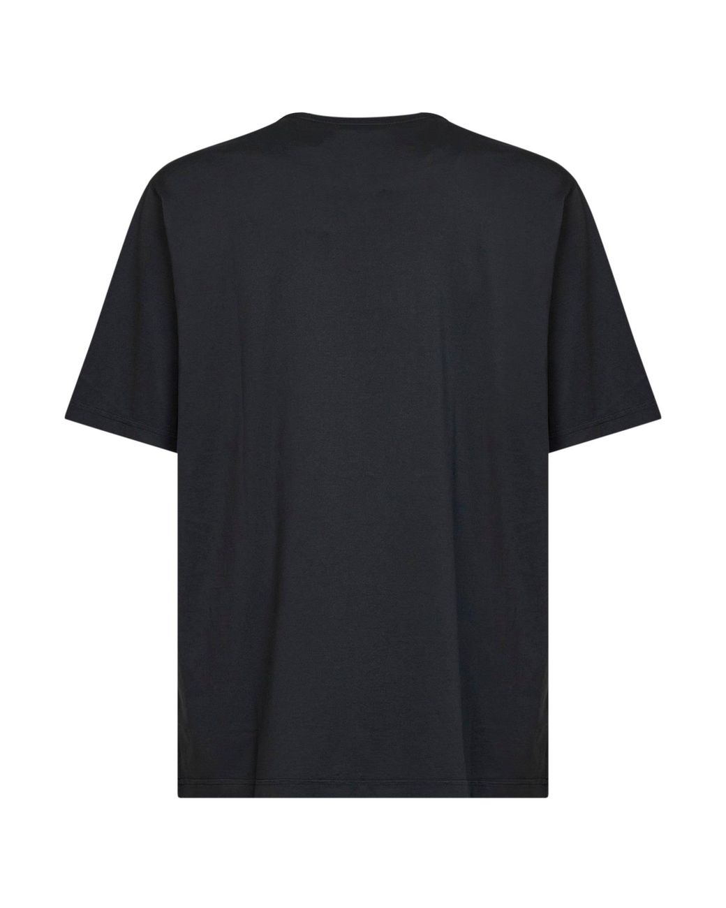 Dolce & Gabbana Black Cotton Logo-Printed T-Shirt for men