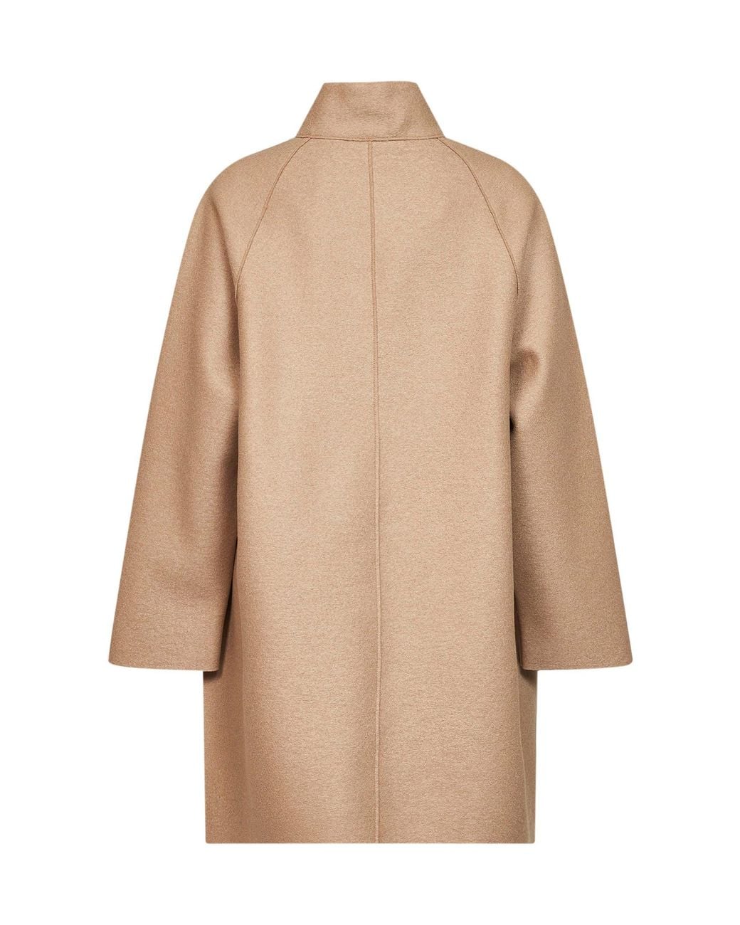 Harris Wharf London Natural Felted Wool Raglan Cape