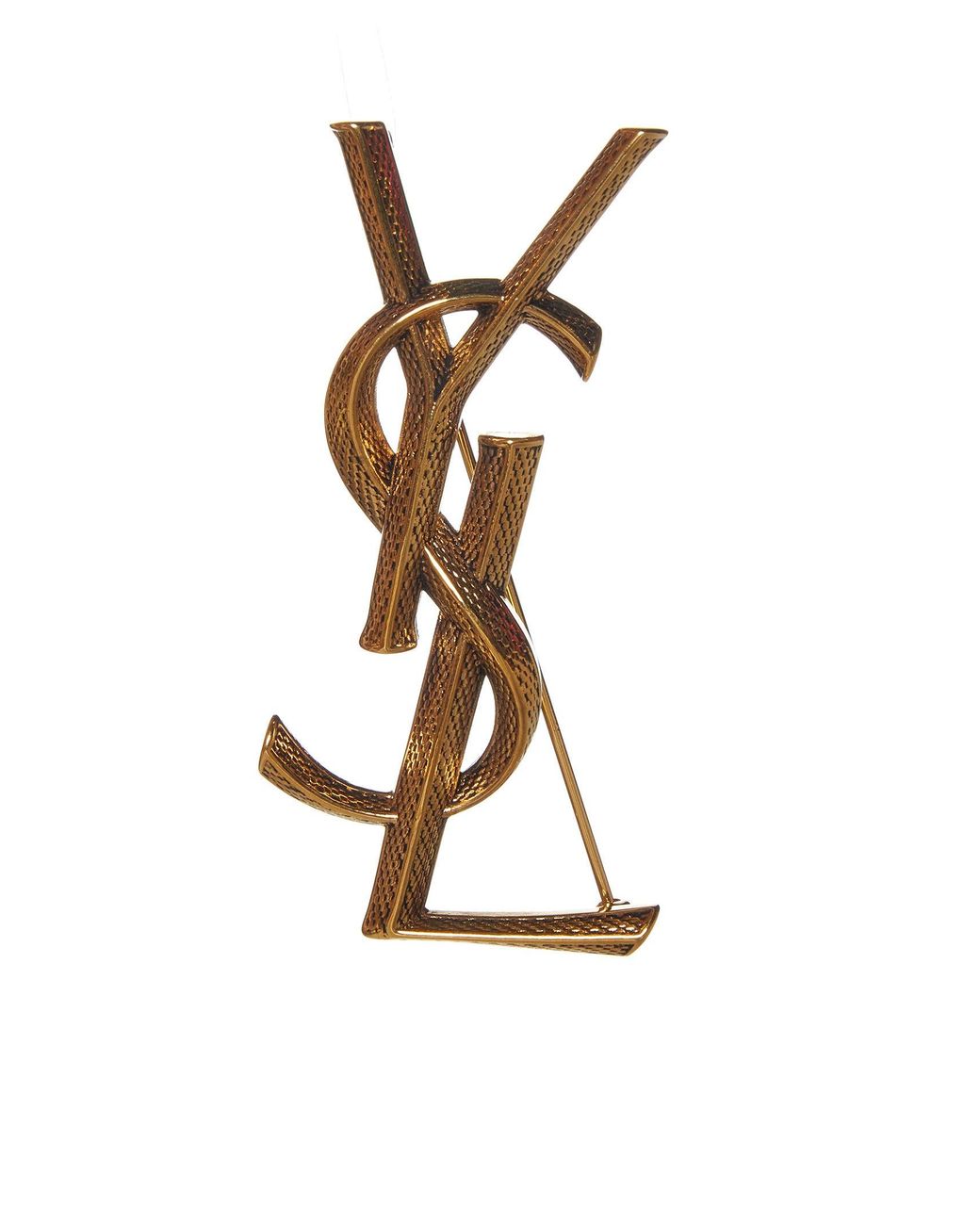 Saint Laurent White Brooch Opyum