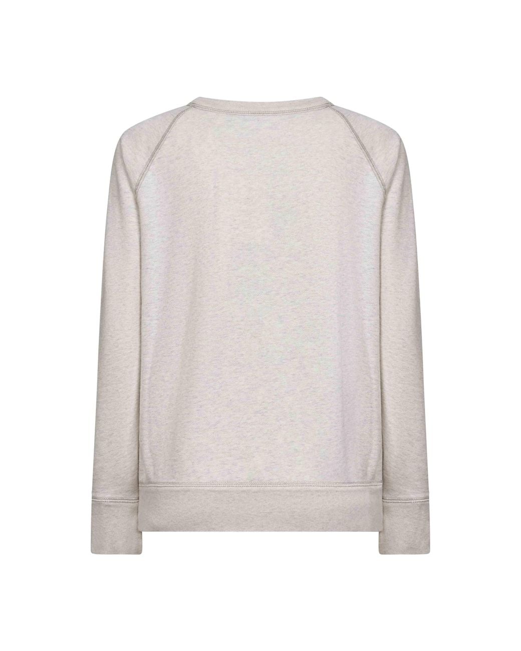 Isabel Marant White Ecru Cotton Logo Millyny Sweatshirt
