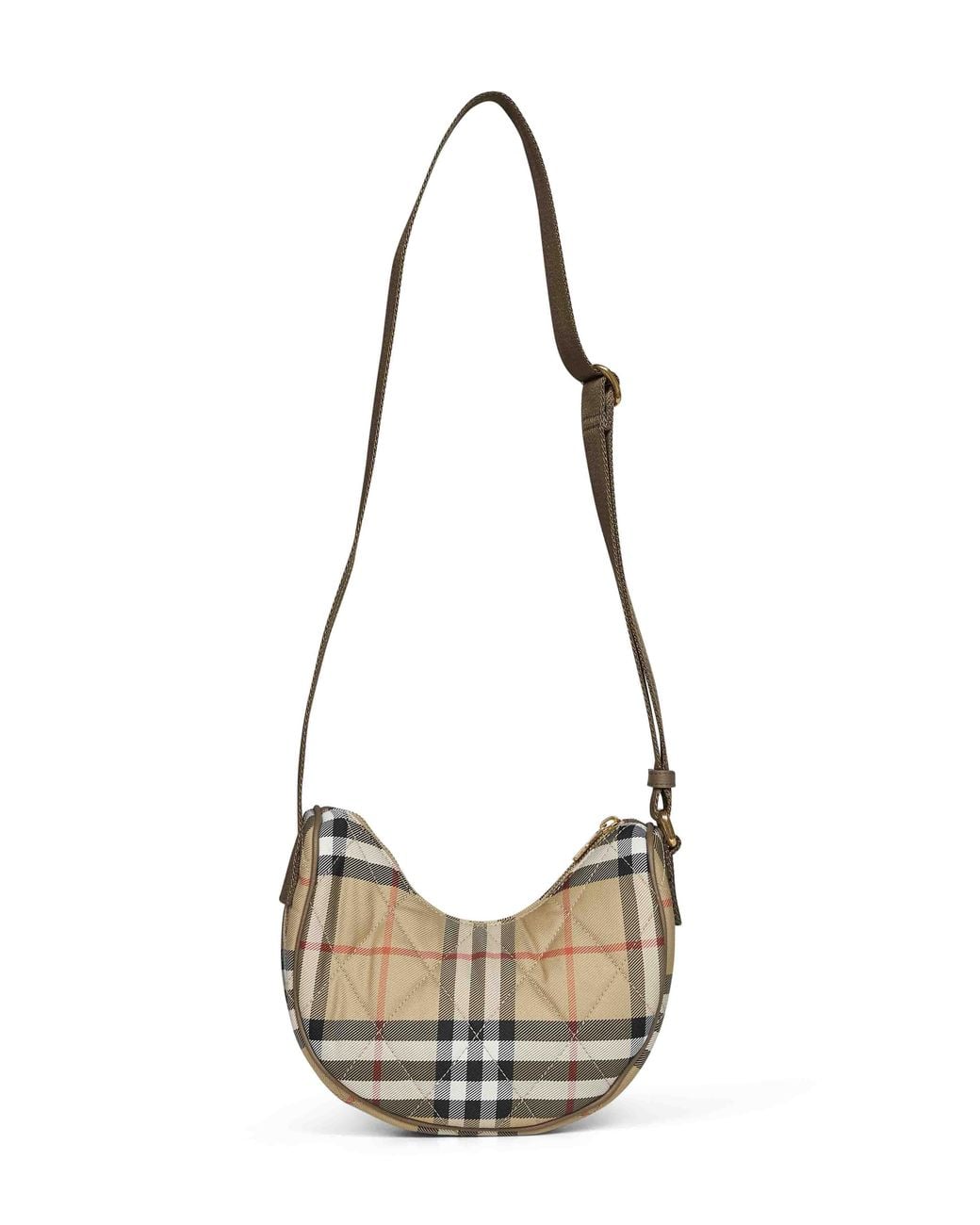 Burberry Metallic Sand Horseshoe Crossbody Bag for men