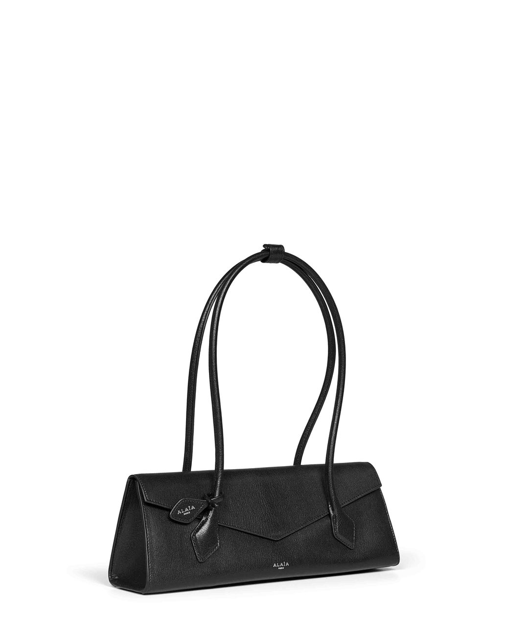 Alaïa Black Le Teckel Flap Medium Shoulder Bag