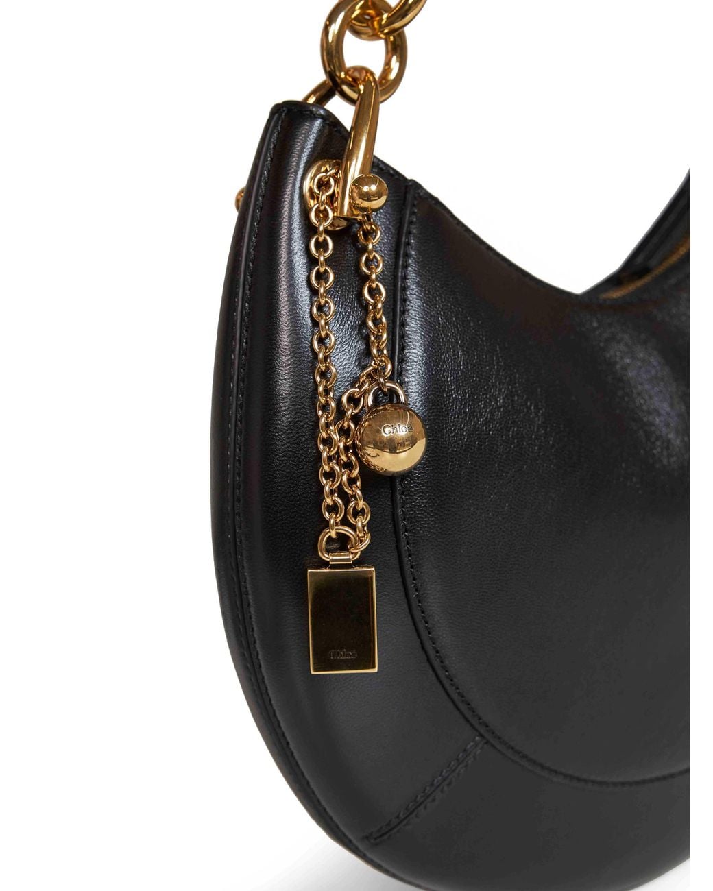 Chloé Black Banana Small Hobo Bag