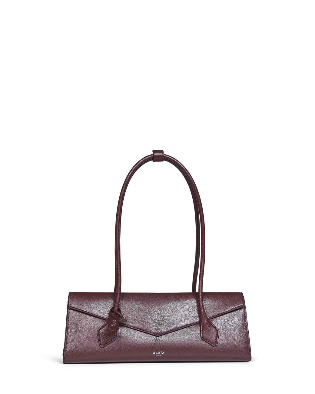 Alaïa Purple Garnet Le Teckel Flap Medium Shoulder Bag