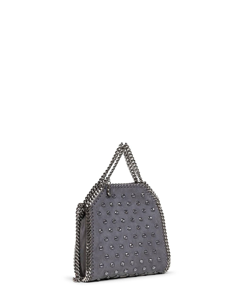 Stella McCartney Purple Slate Falabella Tiny Tote Bag