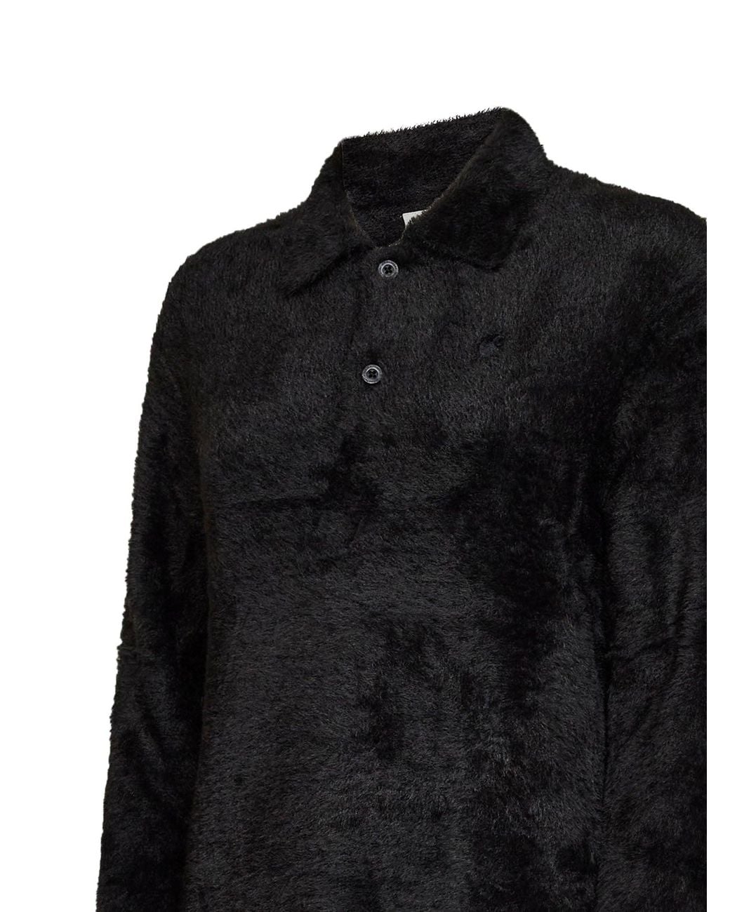 Carhartt Black L/S Maine Polo Sweater Polo Shirt