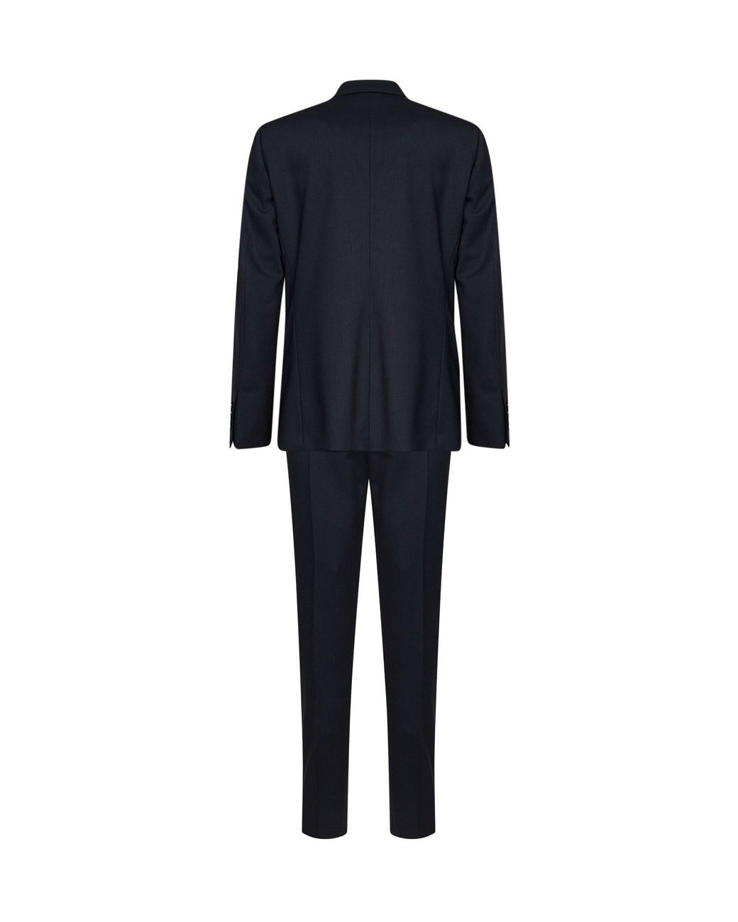 Dolce & Gabbana Blue Dark Stretch Gabardine Martini Light Single-Breasted Suit for men
