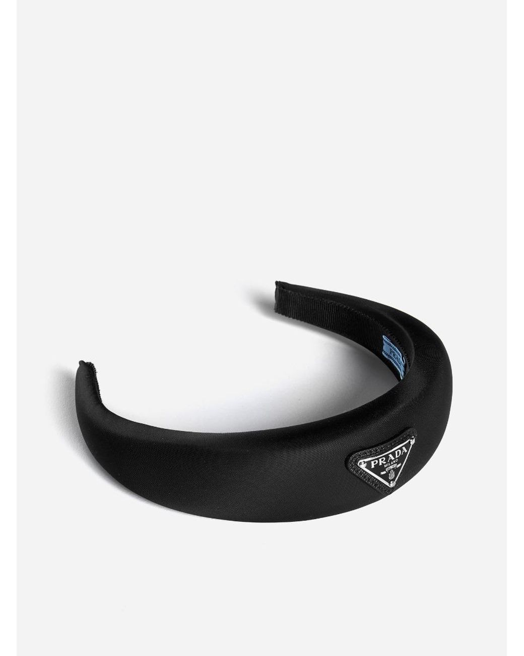 Prada Re-nylon Headband in Black | Lyst