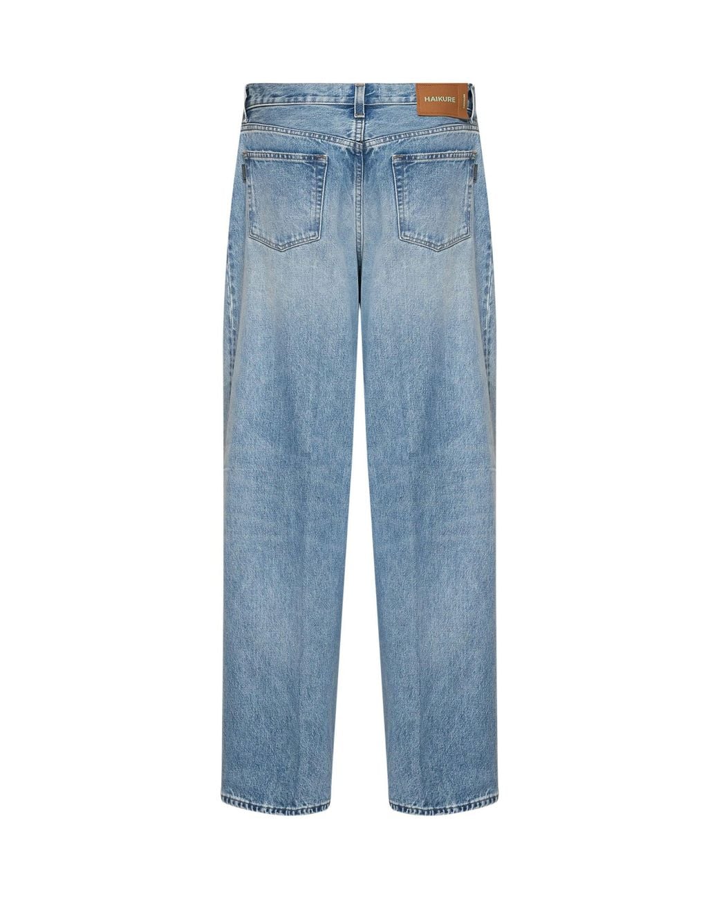 Haikure Blue Light Cotton Denim Bethany Boyfriend Jeans