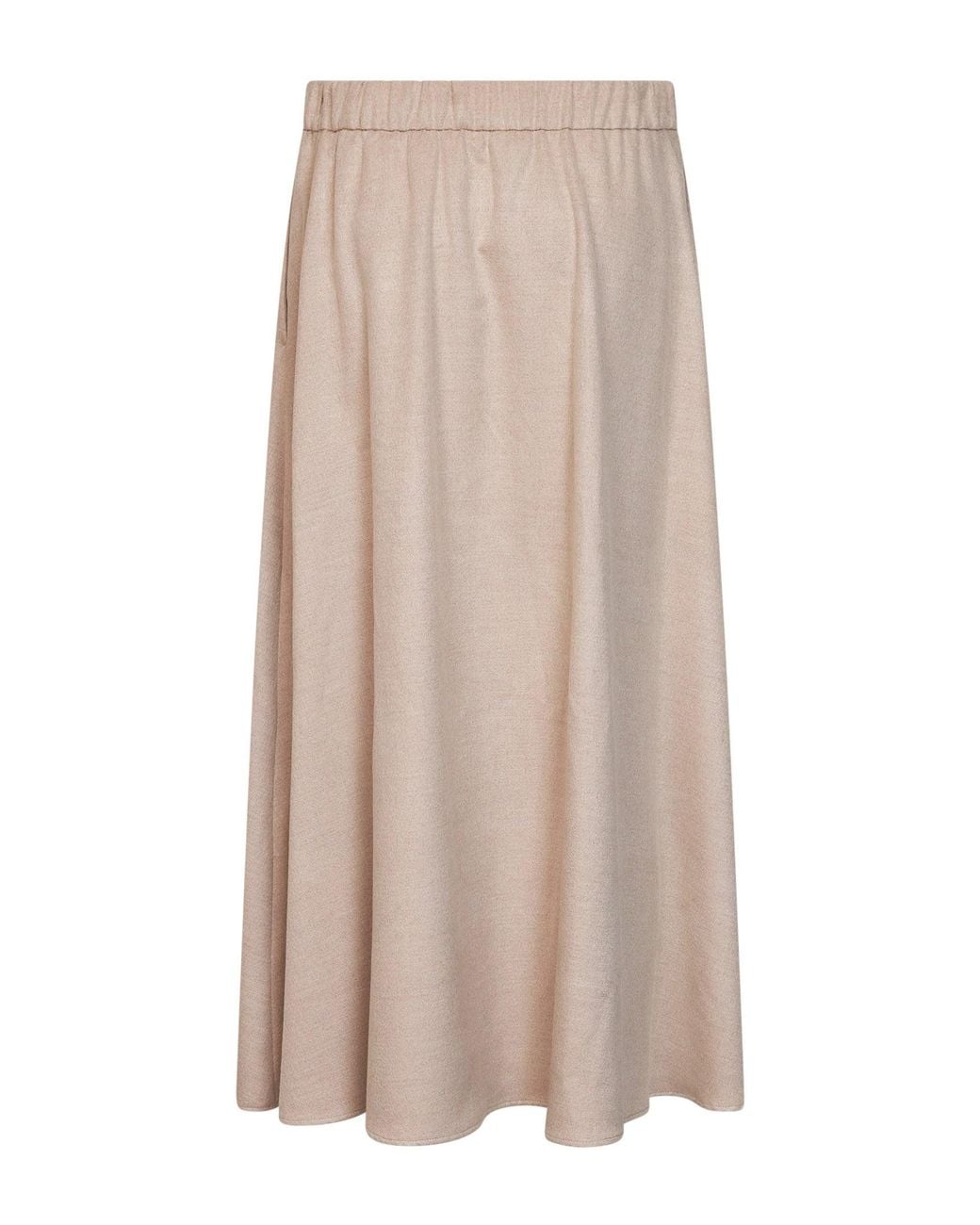 Herno Resort Natural Chantilly Cashmere-Feel Flannel Resort Long Skirt for men