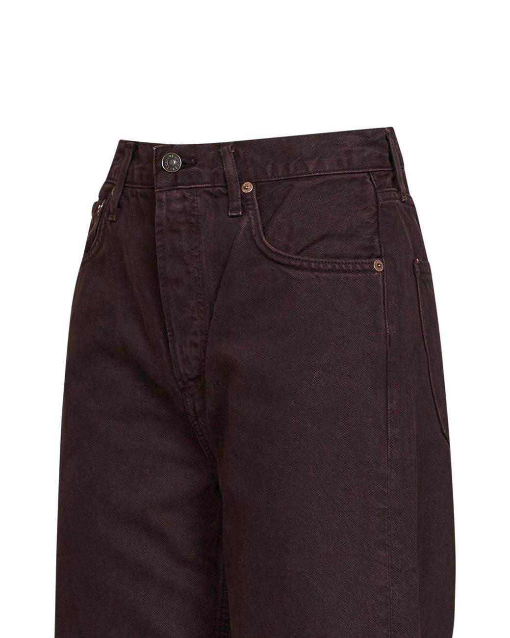 Agolde Brown Denim Ren (Flyweight) Jeans