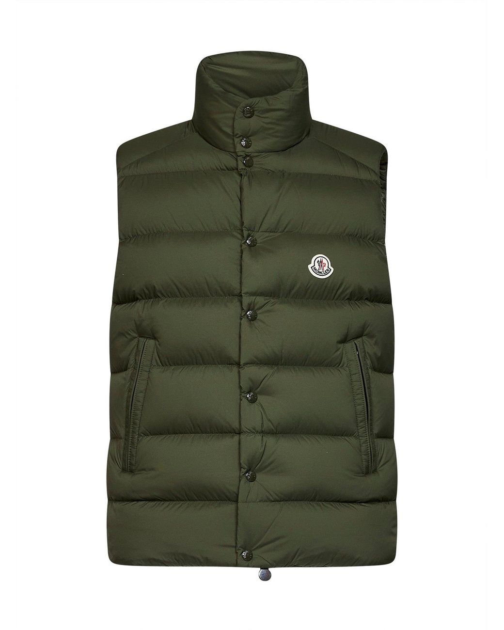 Moncler Green Tibb Padded Vest for men