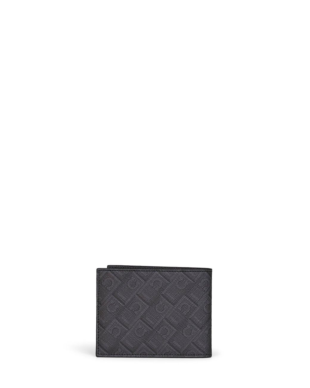 Ferragamo White And Monogram Wallet for men