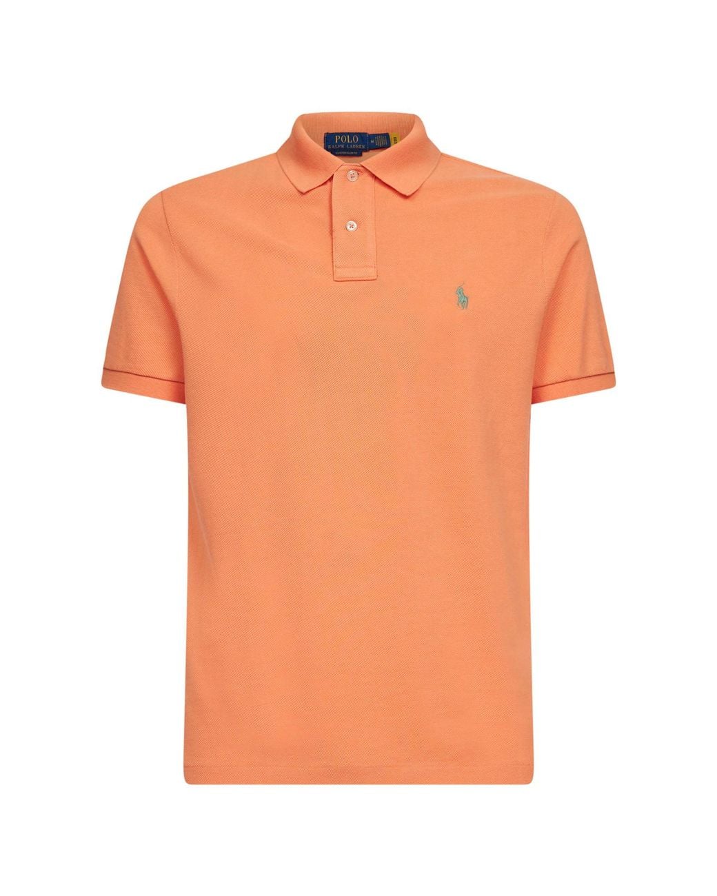 Polo Ralph Lauren Orange Pompano The Iconic Mesh Polo Shirt for men