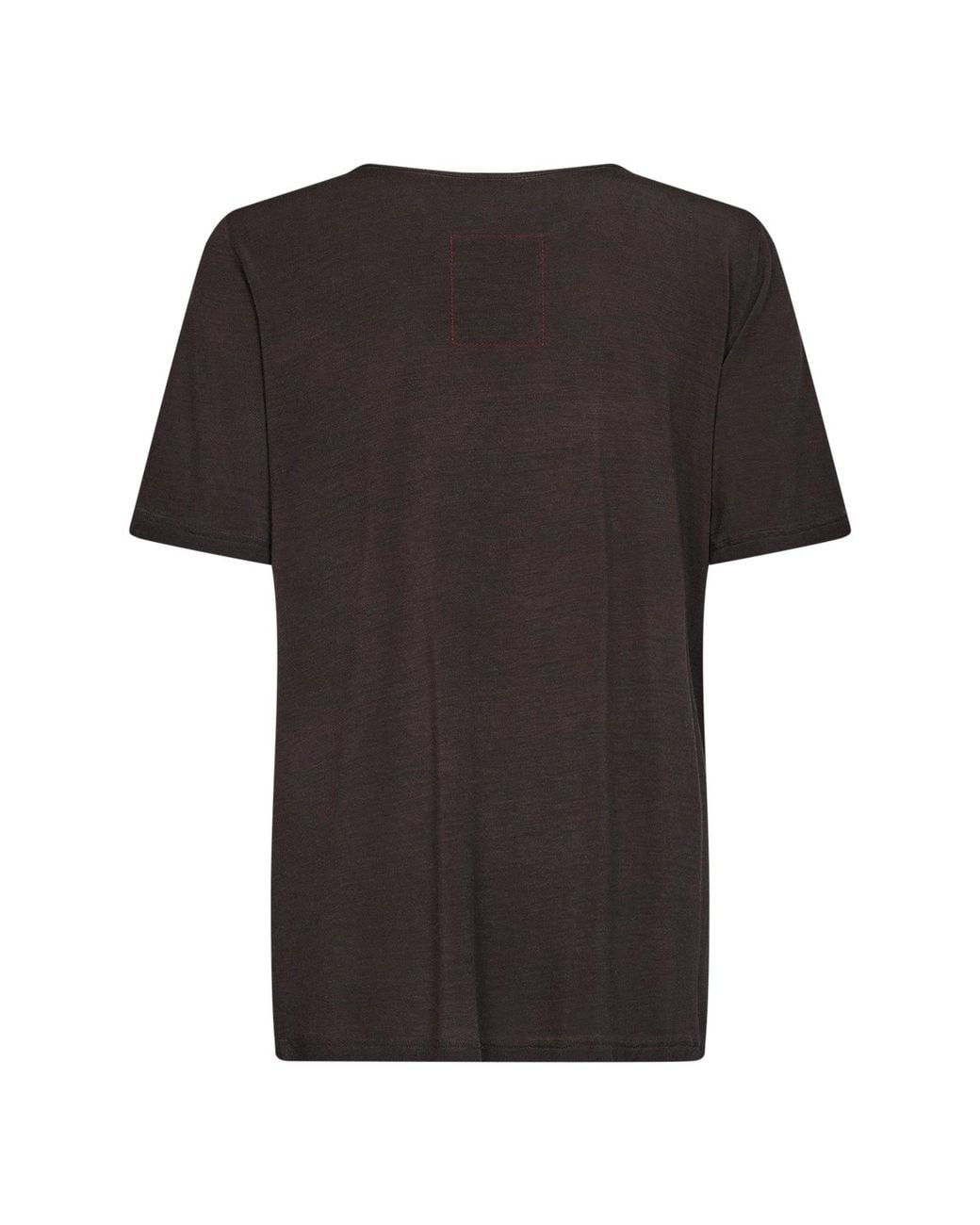 Uma Wang Black Stretch Jersey Draped Trap Top<Br