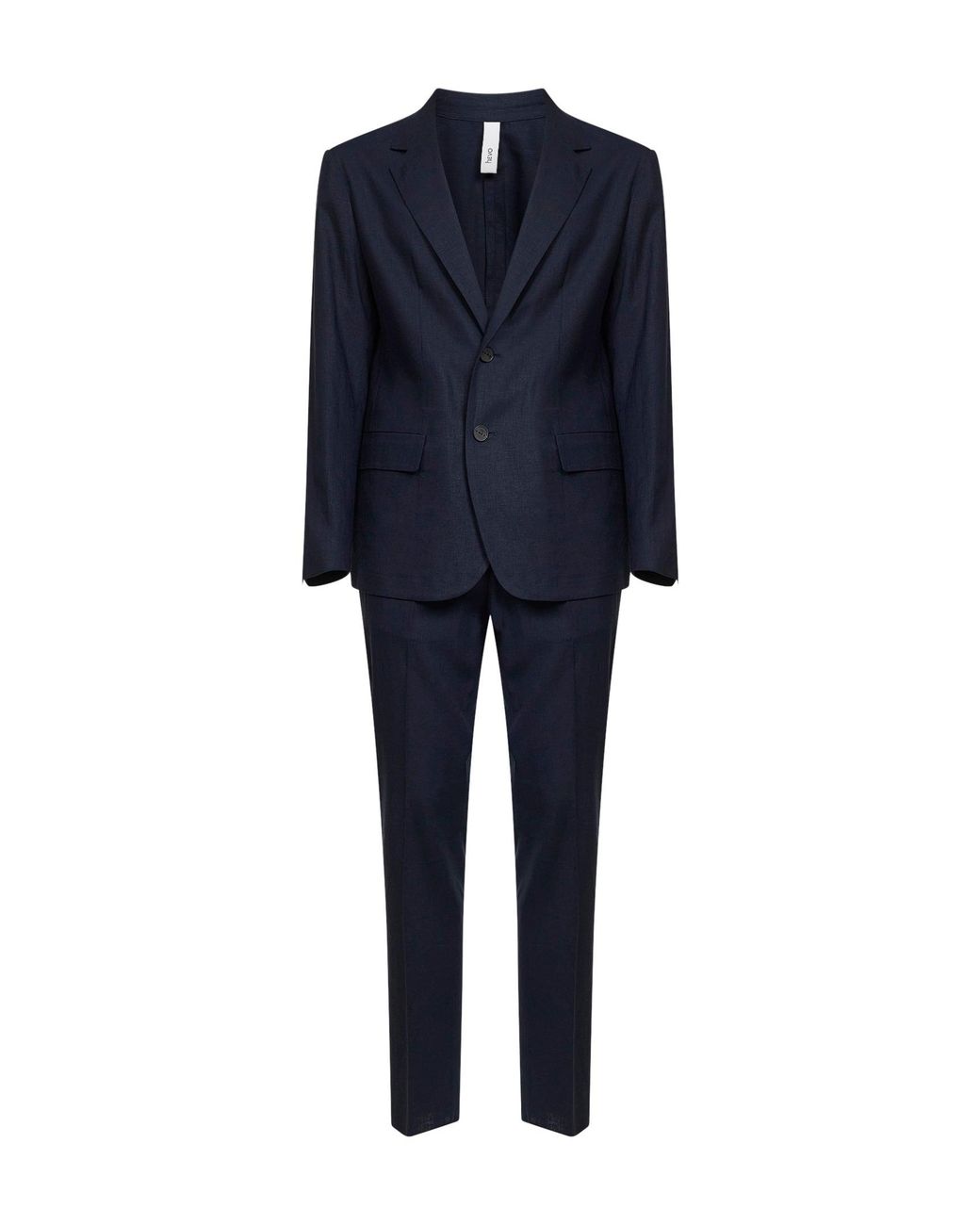 Hevò Blue Suit Galatina Linen for men
