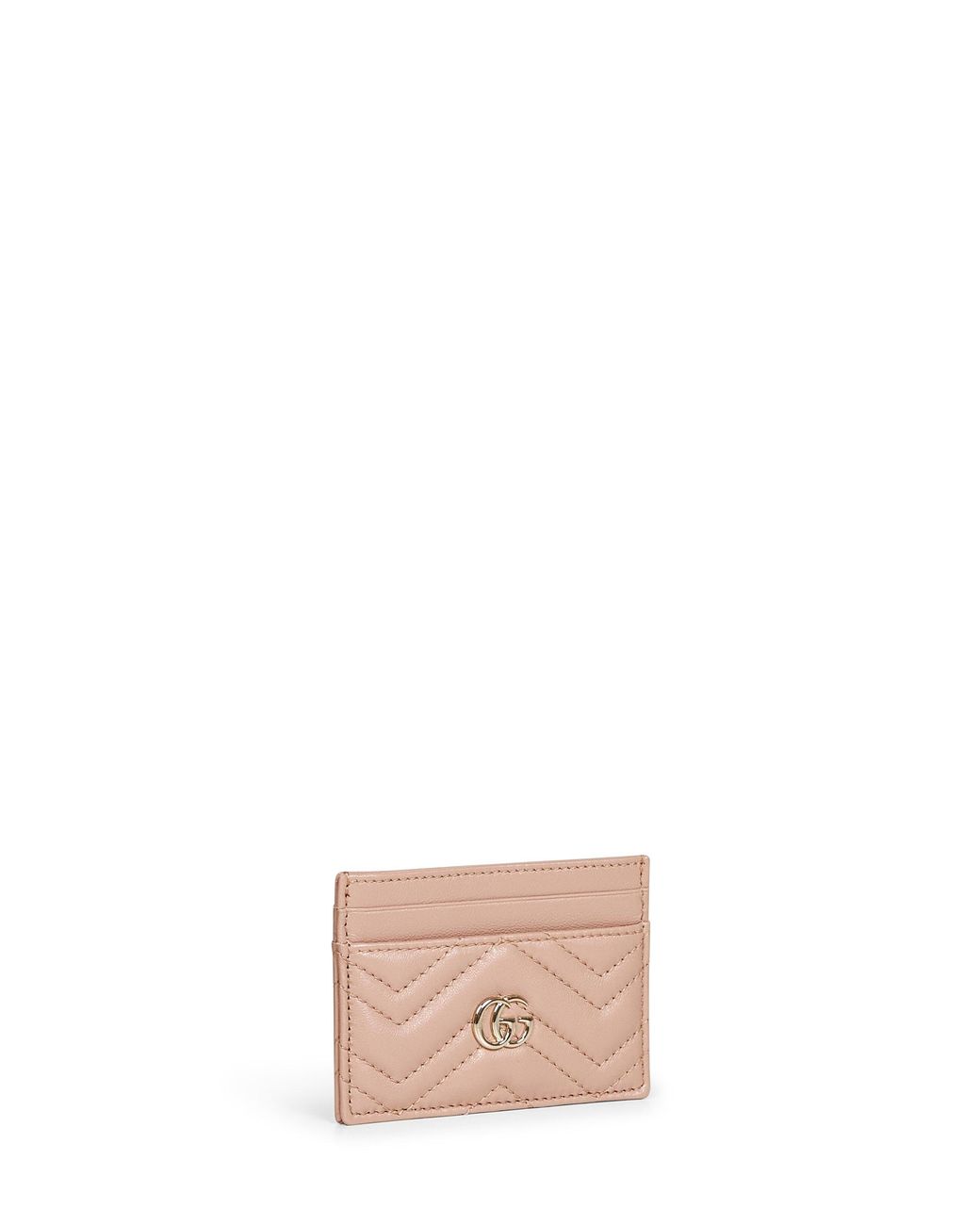 Gucci Pinkish Gg Marmont Card Holder