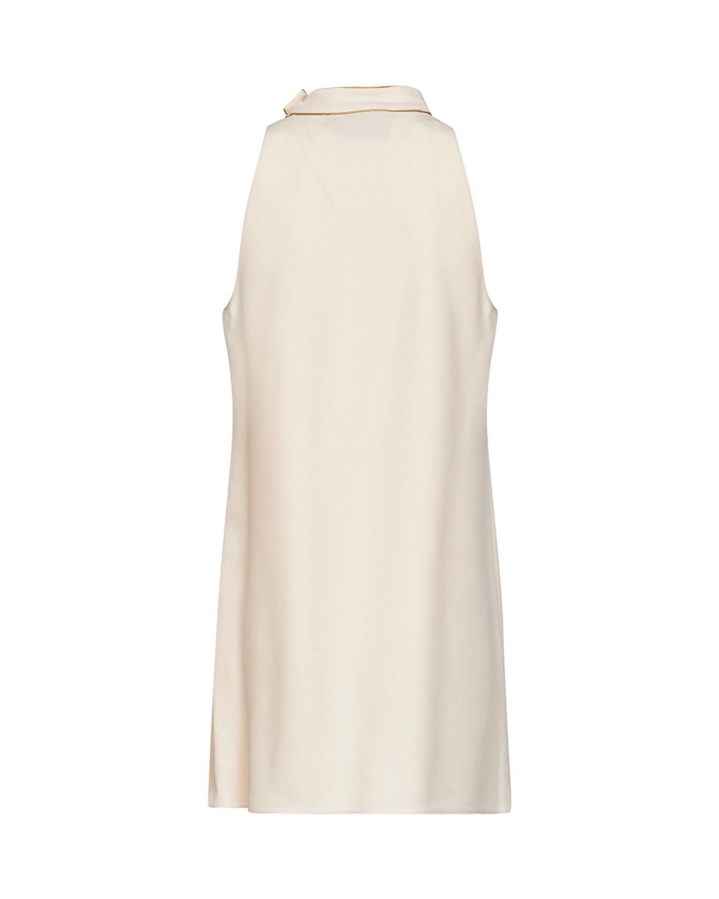 Valentino Natural Vanilla Cady Couture Mini Dress