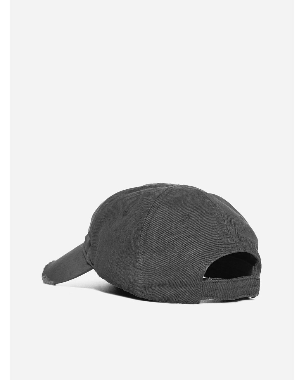 ハット (W) Balenciaga Political Campaign Destroyed Cap Gray Silver W) Balenciaga Political Campaign Destroyed Cap Gray Silver