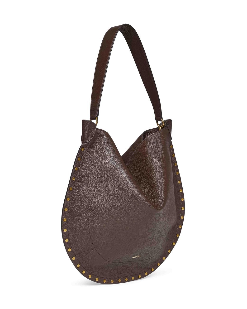 Isabel Marant Brown Coffee Oskan Hobo Soft Shoulder Bag