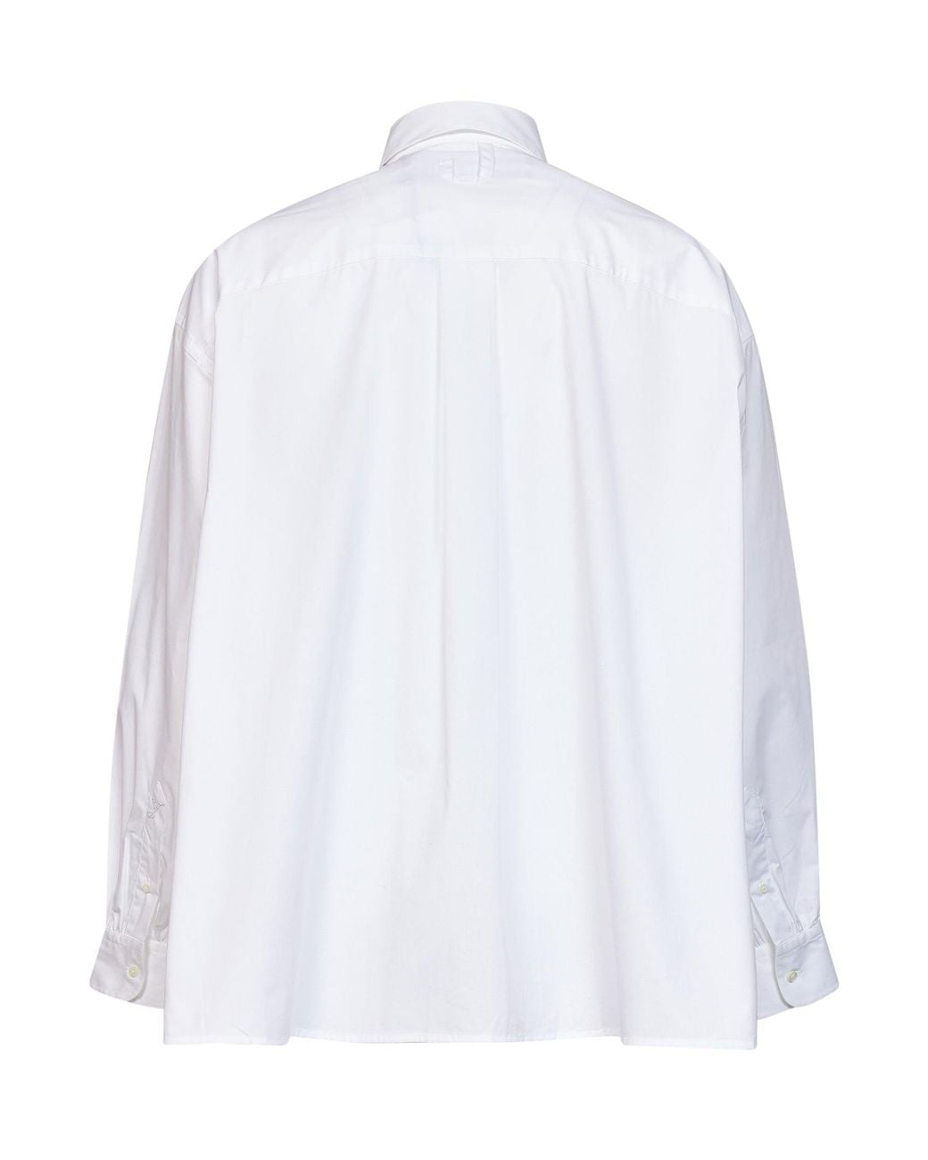 Jacquemus White Stretch Cotton Poplin The Poisson Shirt for men
