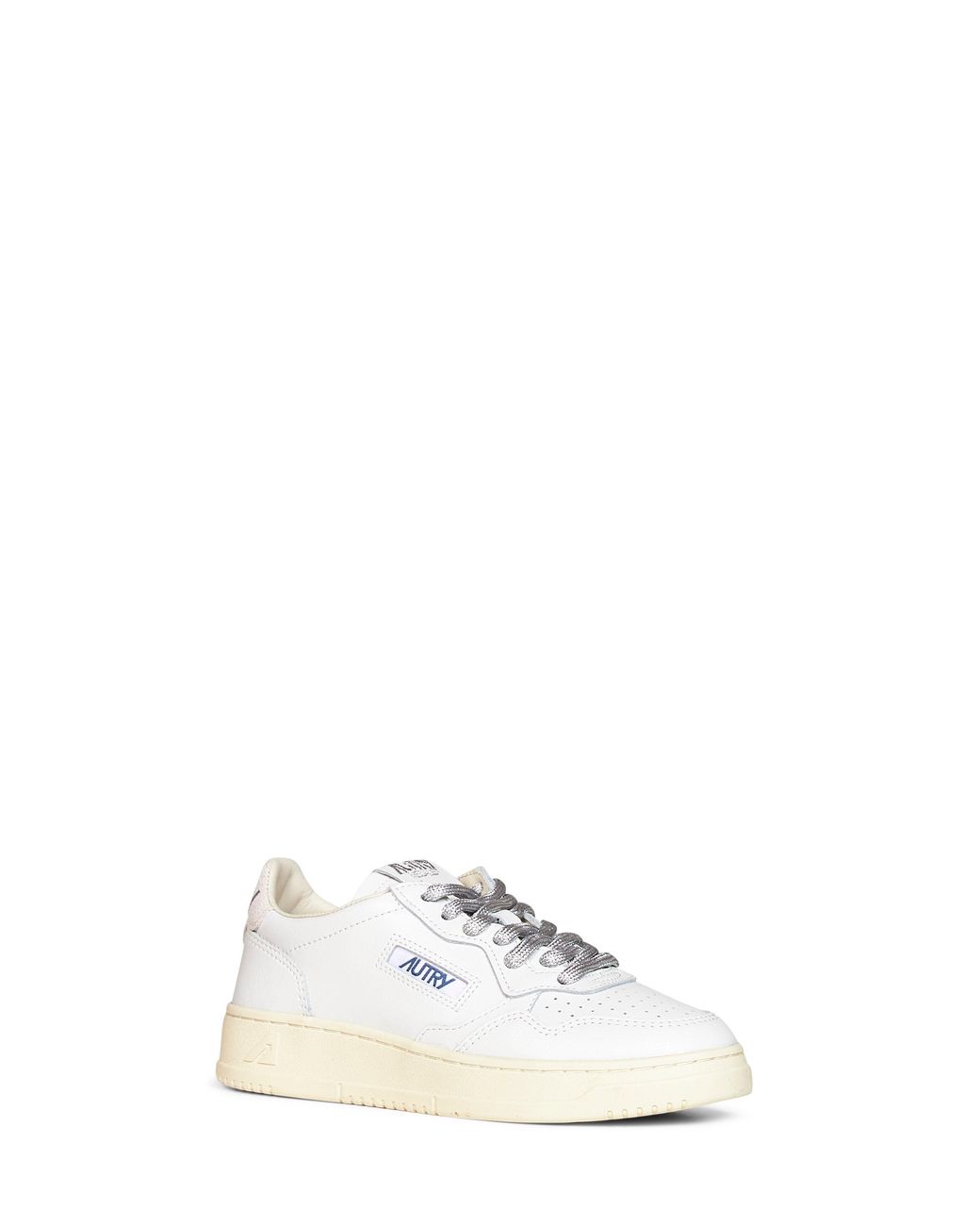 Autry White Leather Medalist Low Sneakers