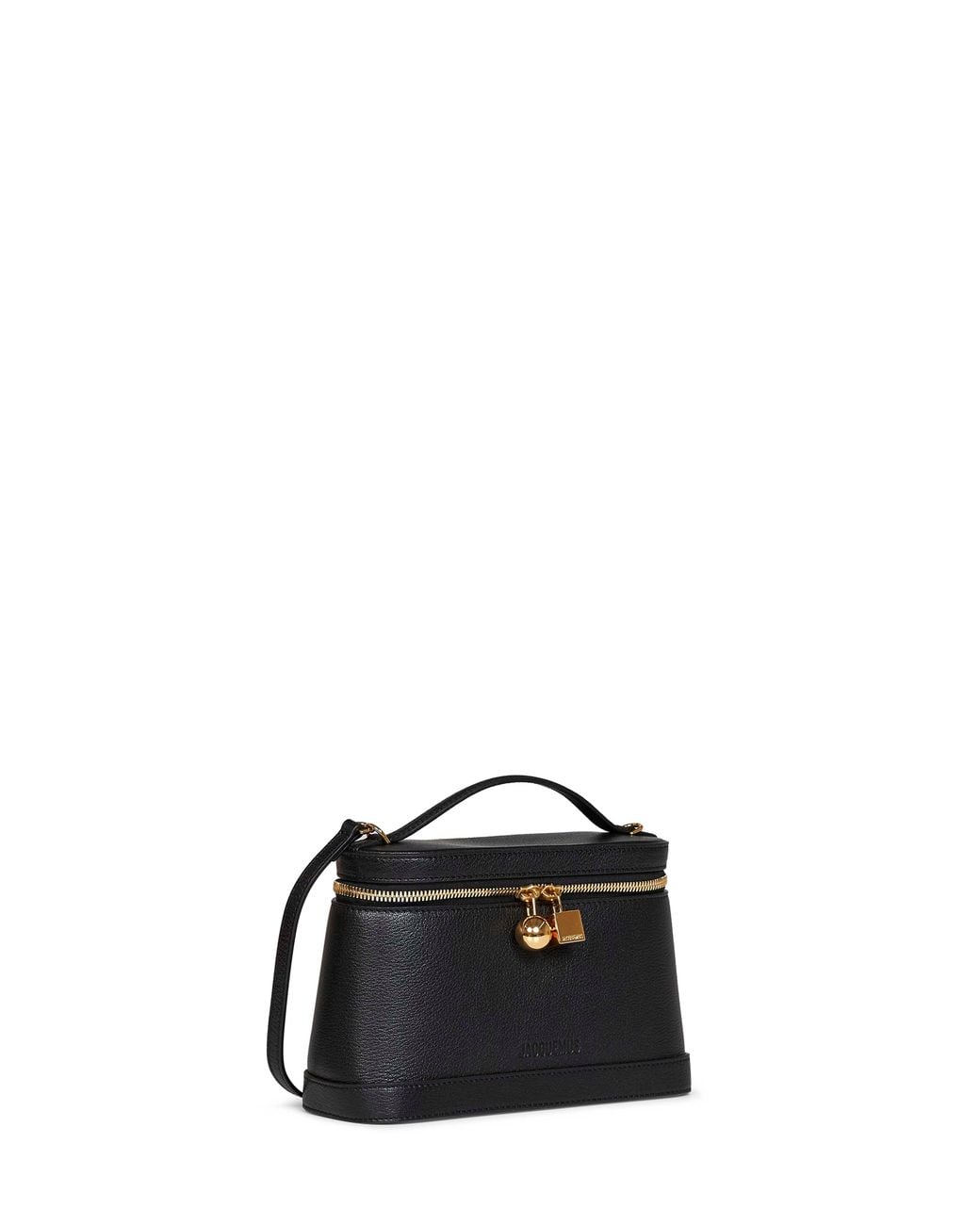 Jacquemus Black The Vanity Small Handbag With Shiulder Strap