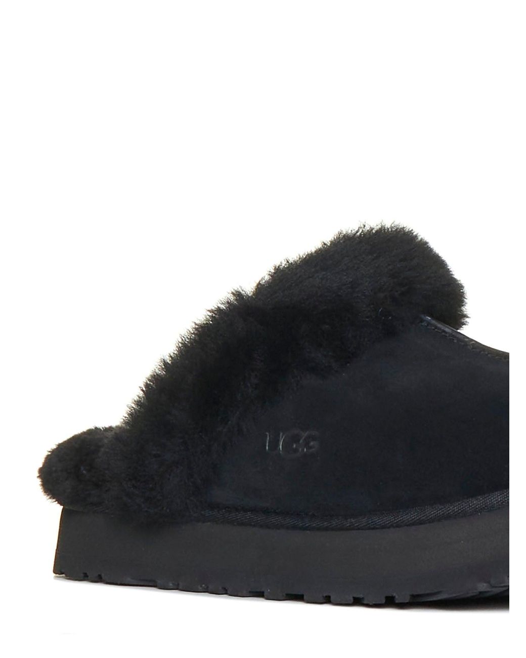 Ugg Black Disquette Slippers