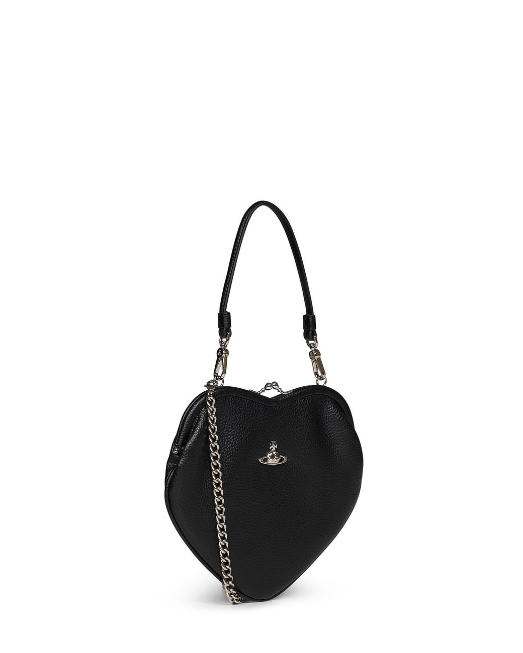 Vivienne Westwood Black Belle Heart Frame Handbag