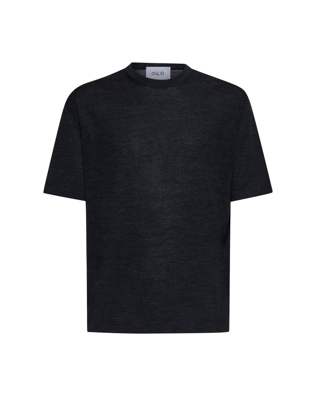 D 40 Black Charcoal D4.0 T-Shirt for men