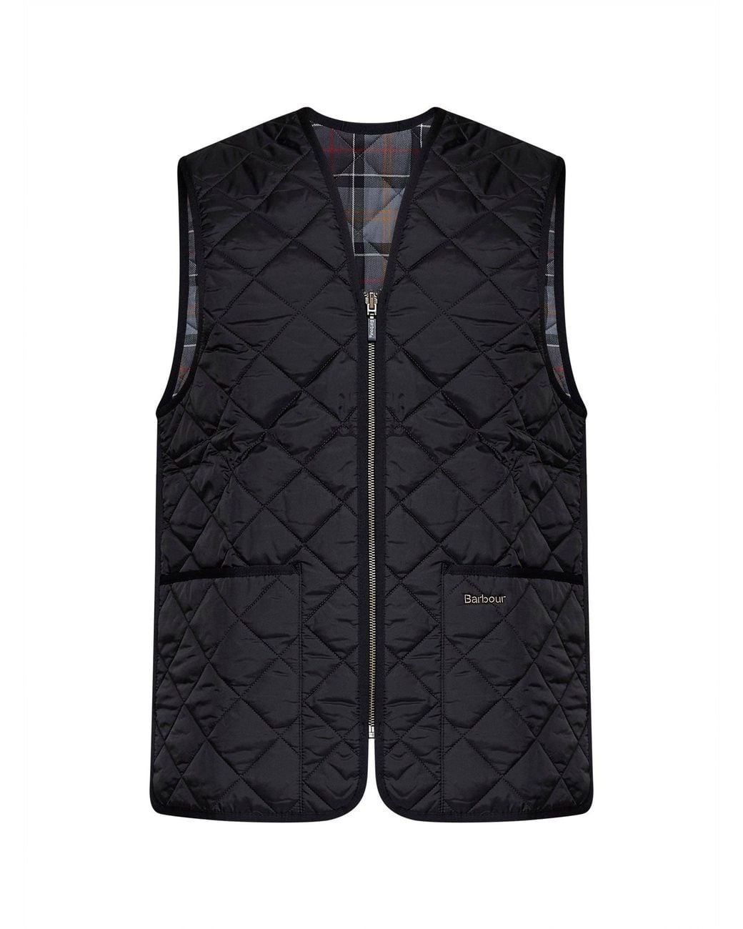 Barbour Blue Diamond-Quilted Gilet for men