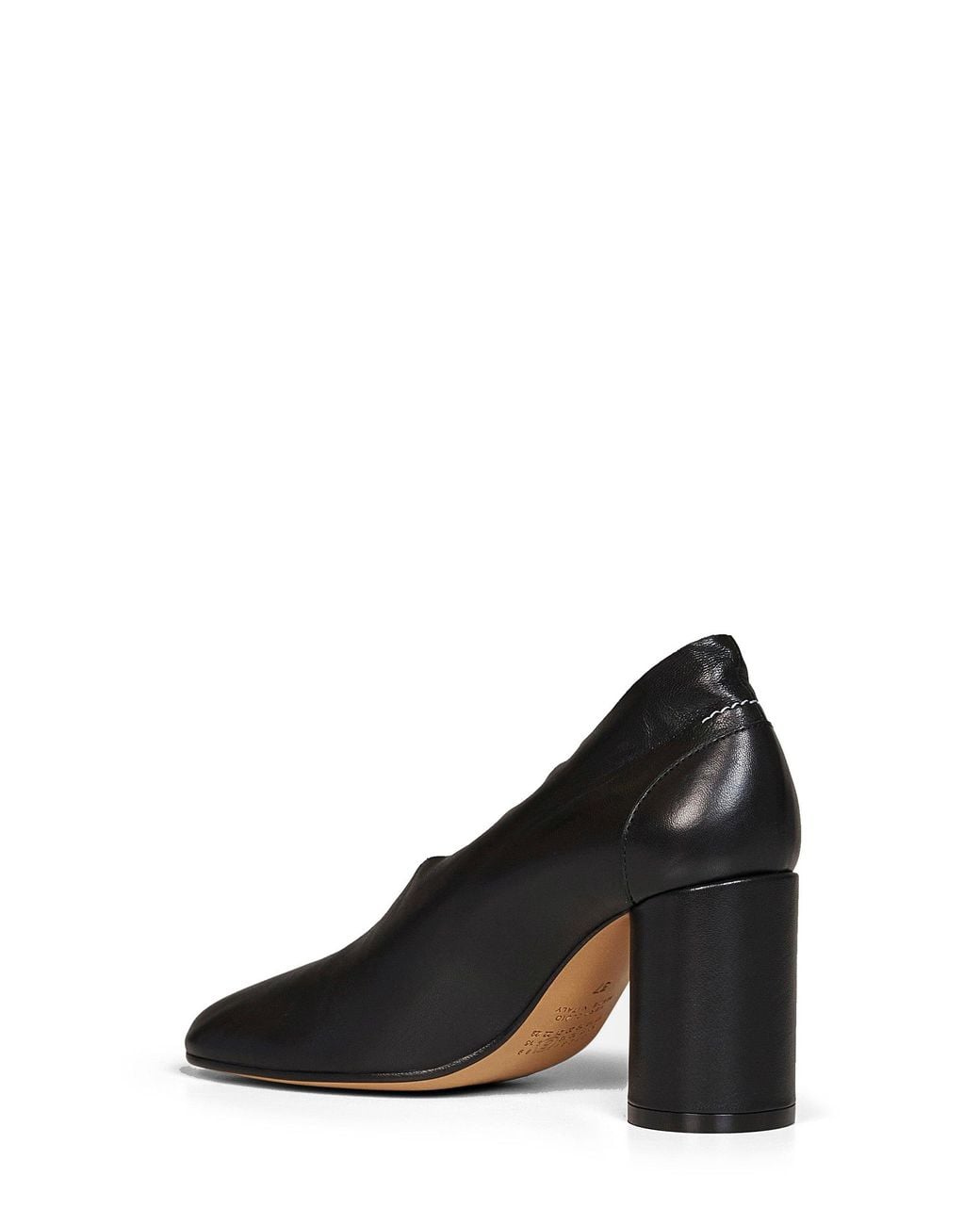 MM6 by Maison Margiela Black Nappa Leather Anatomic Shoes