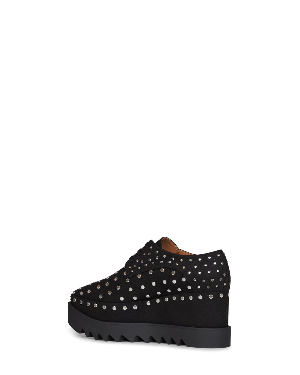 Stella McCartney Black Studded Elyse Wedges