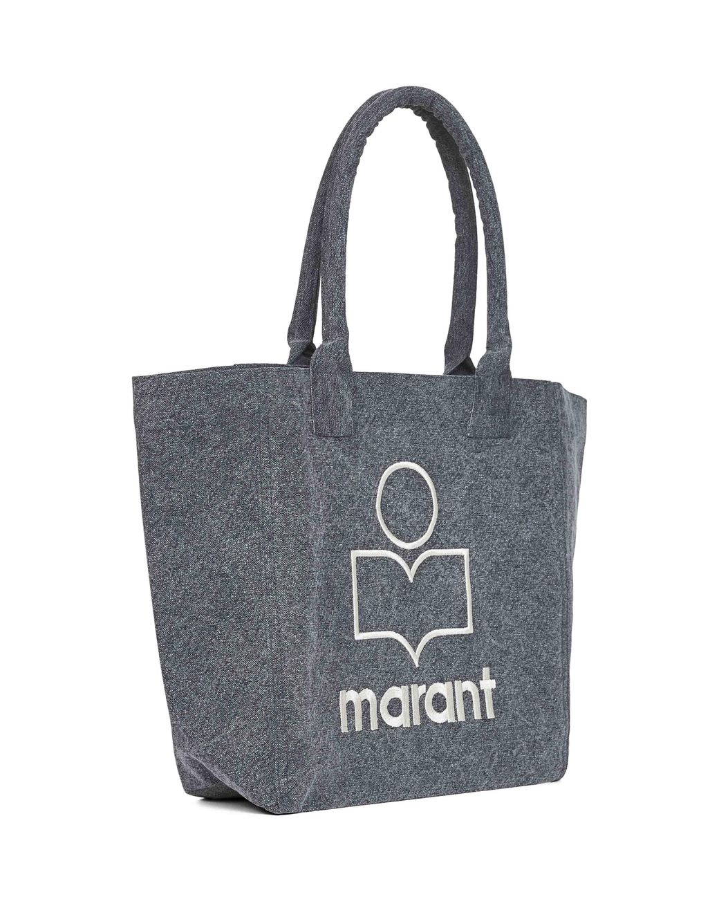 Isabel Marant Black Faded Small Yenky Tote Bag