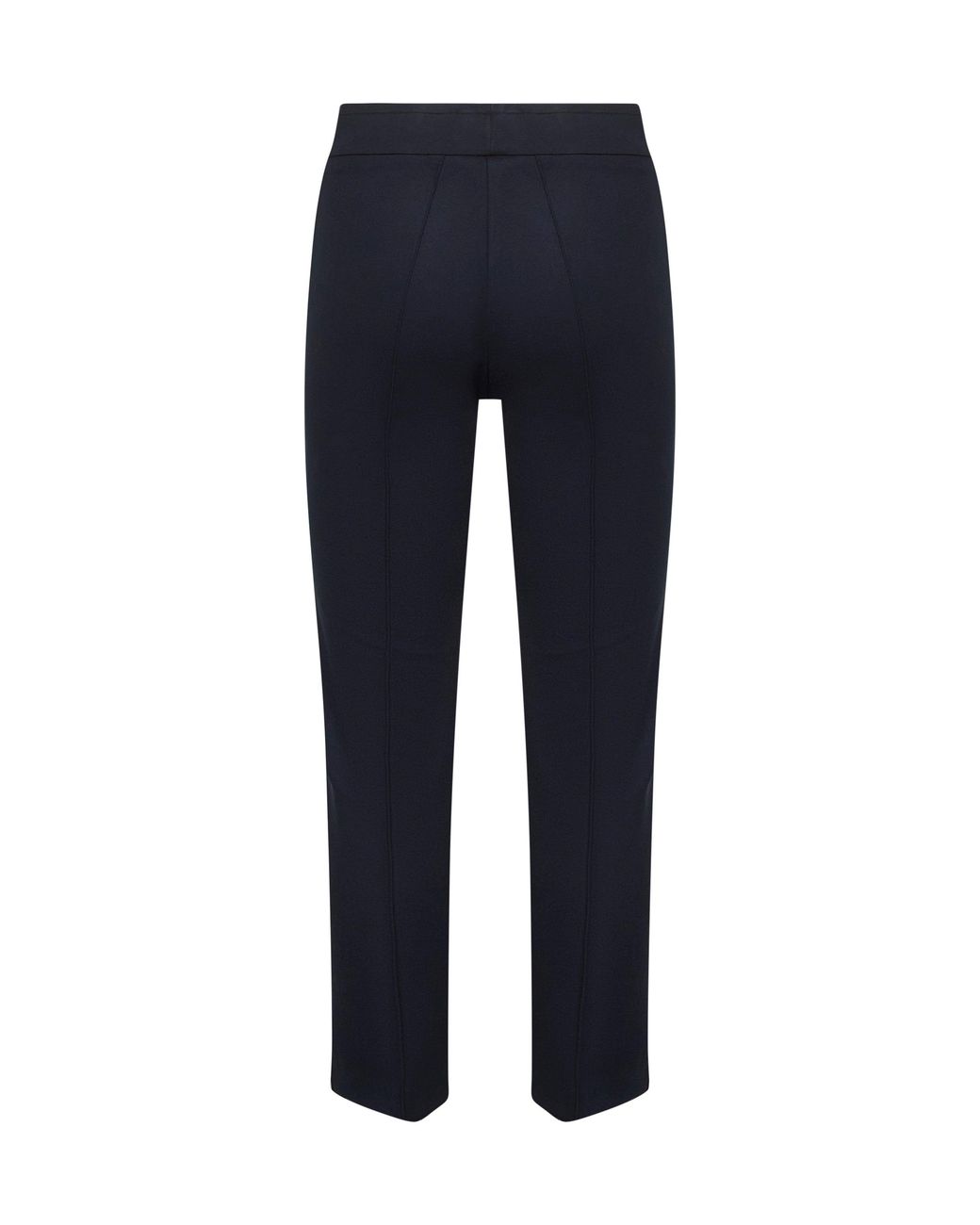 Blanca Vita Blue Stretch Jersey Pioppo Trumpet Trousers