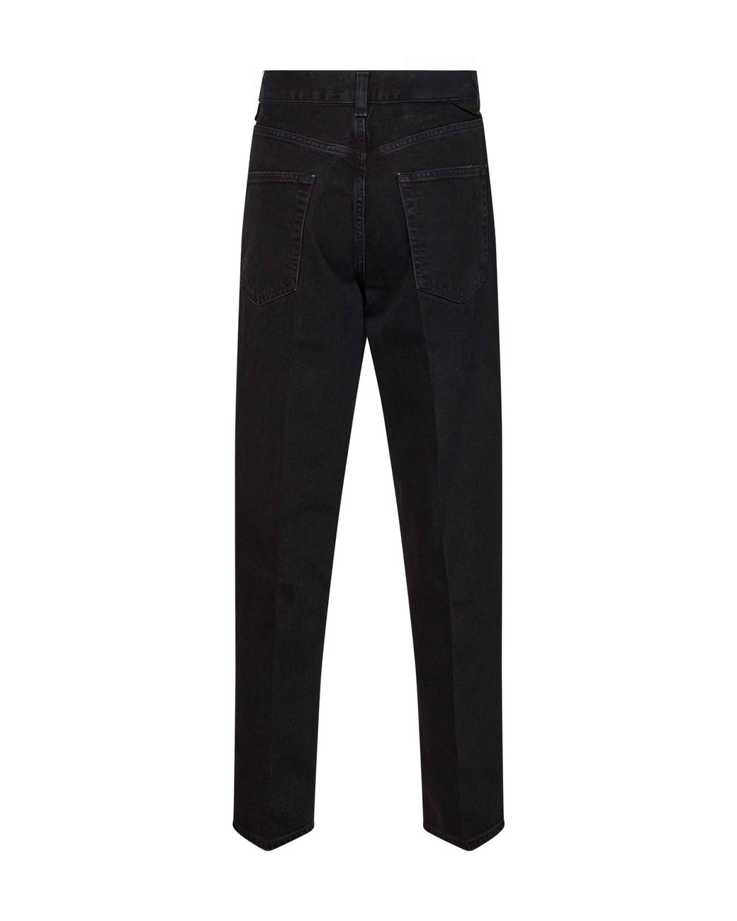 Agolde Black Cotton Denim 80's Jeans