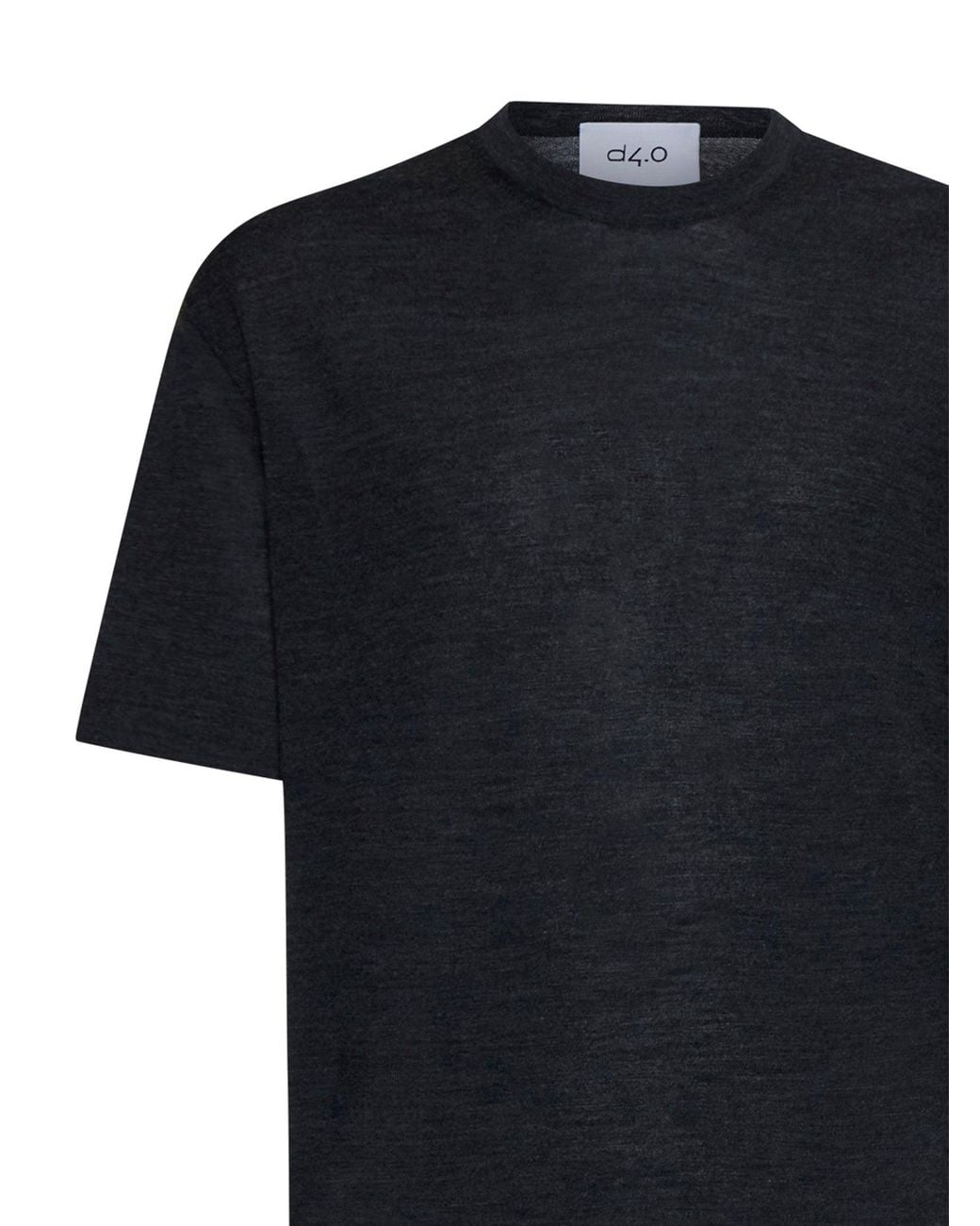 D 40 Black Charcoal D4.0 T-Shirt for men