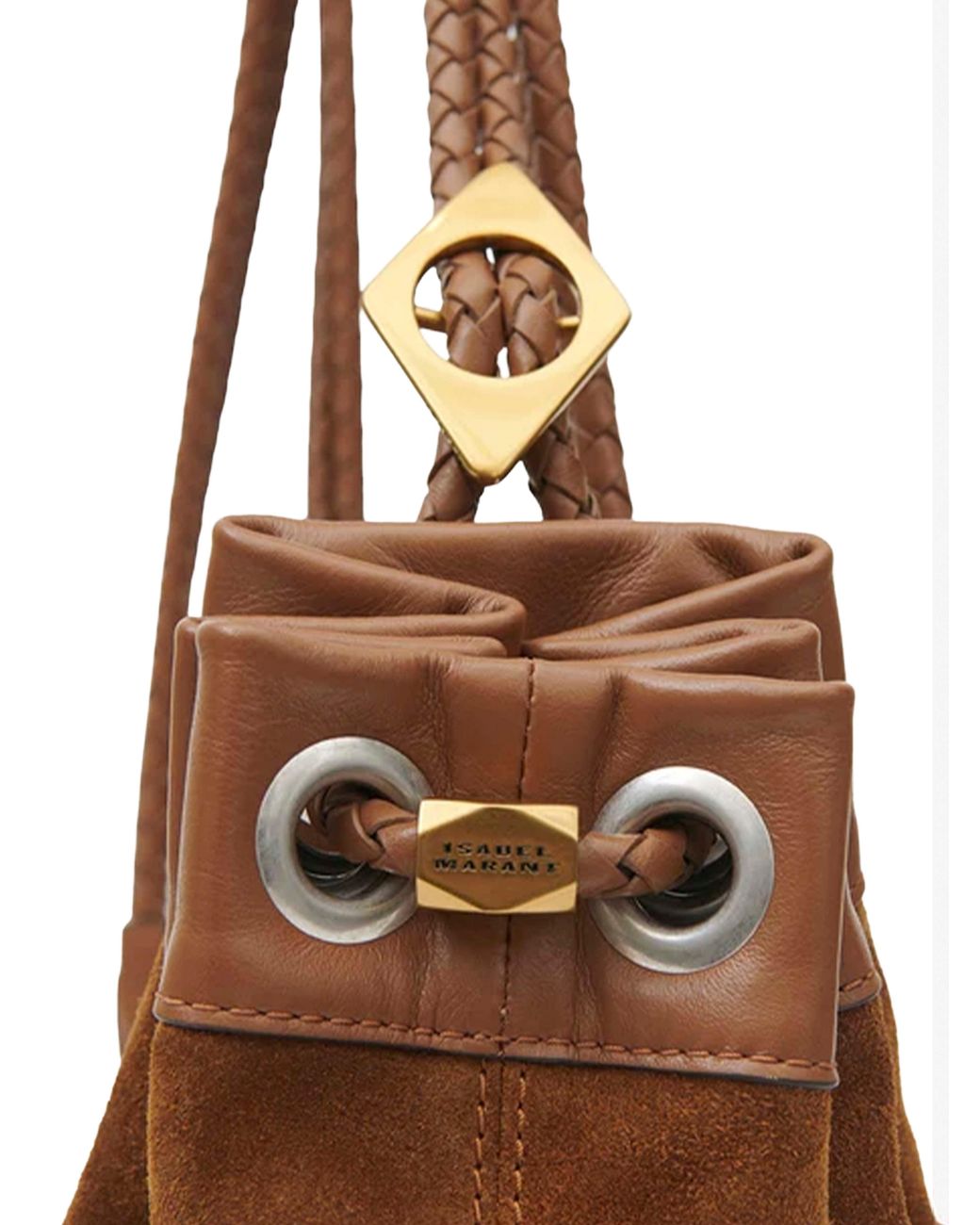 Isabel Marant Brown Cognac Maia Medium Shoulder Bag