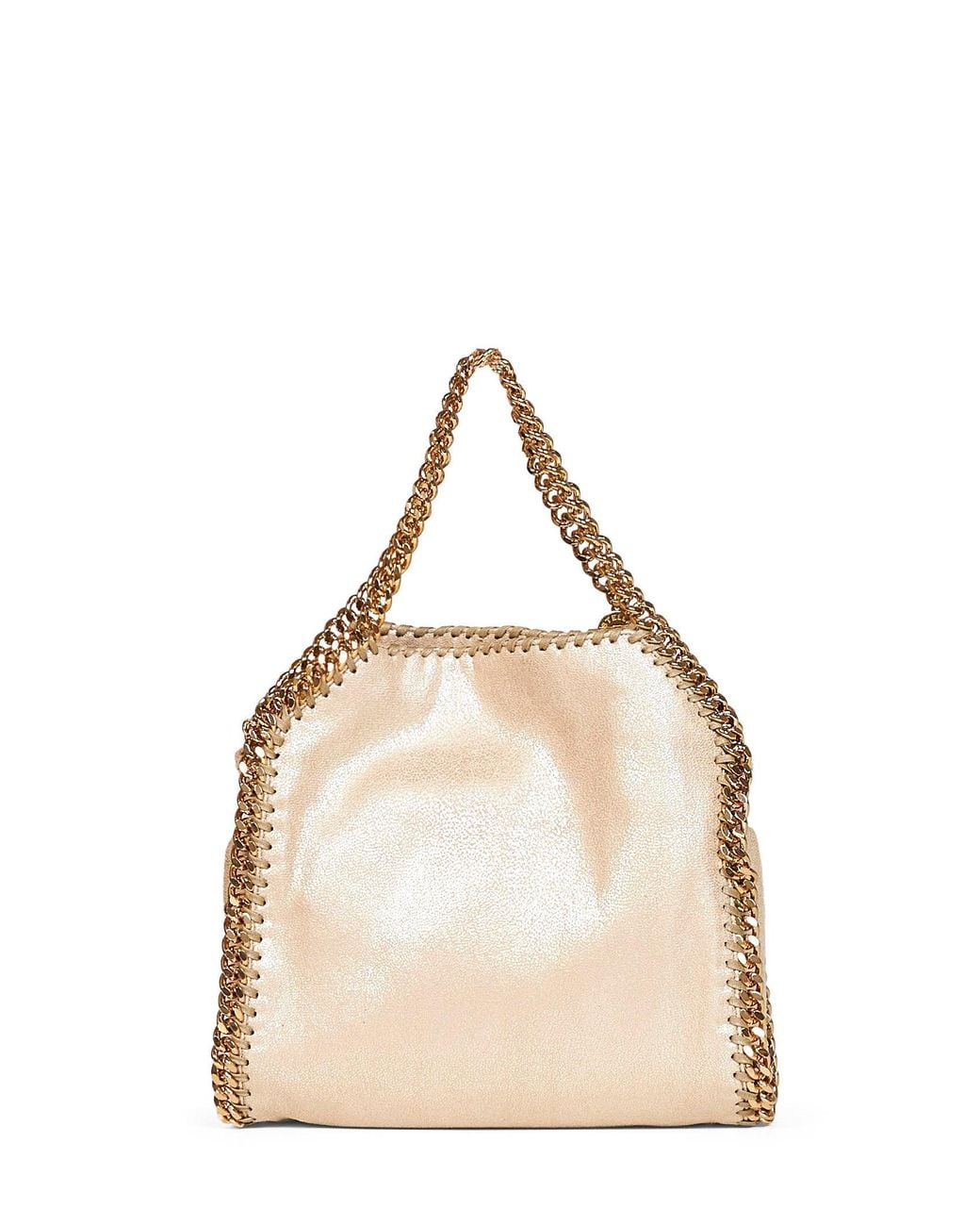 Stella McCartney Natural Pyrite Falabella Mini Tote Bag