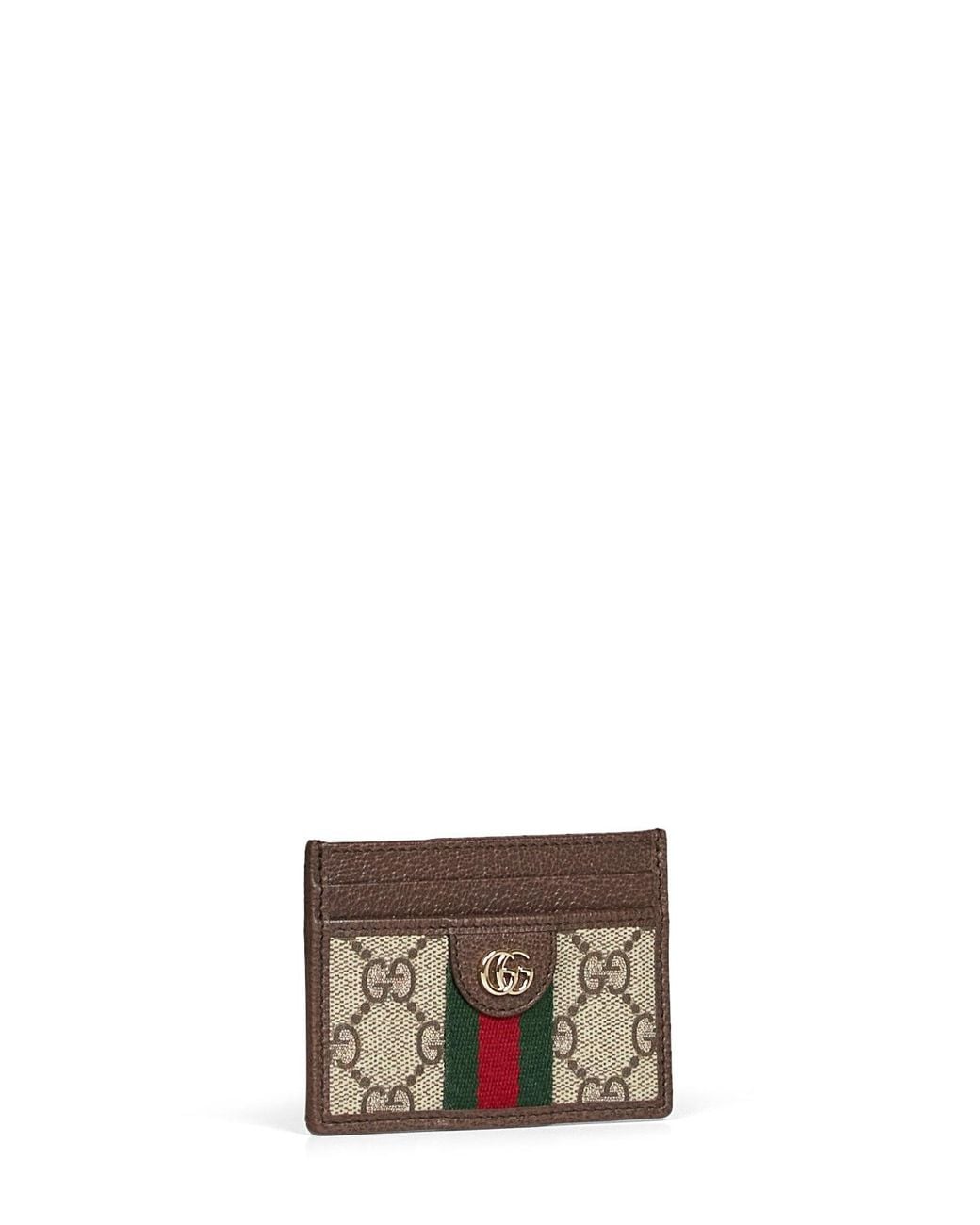 Gucci Multicolor And Dark Ophidia Card Holder