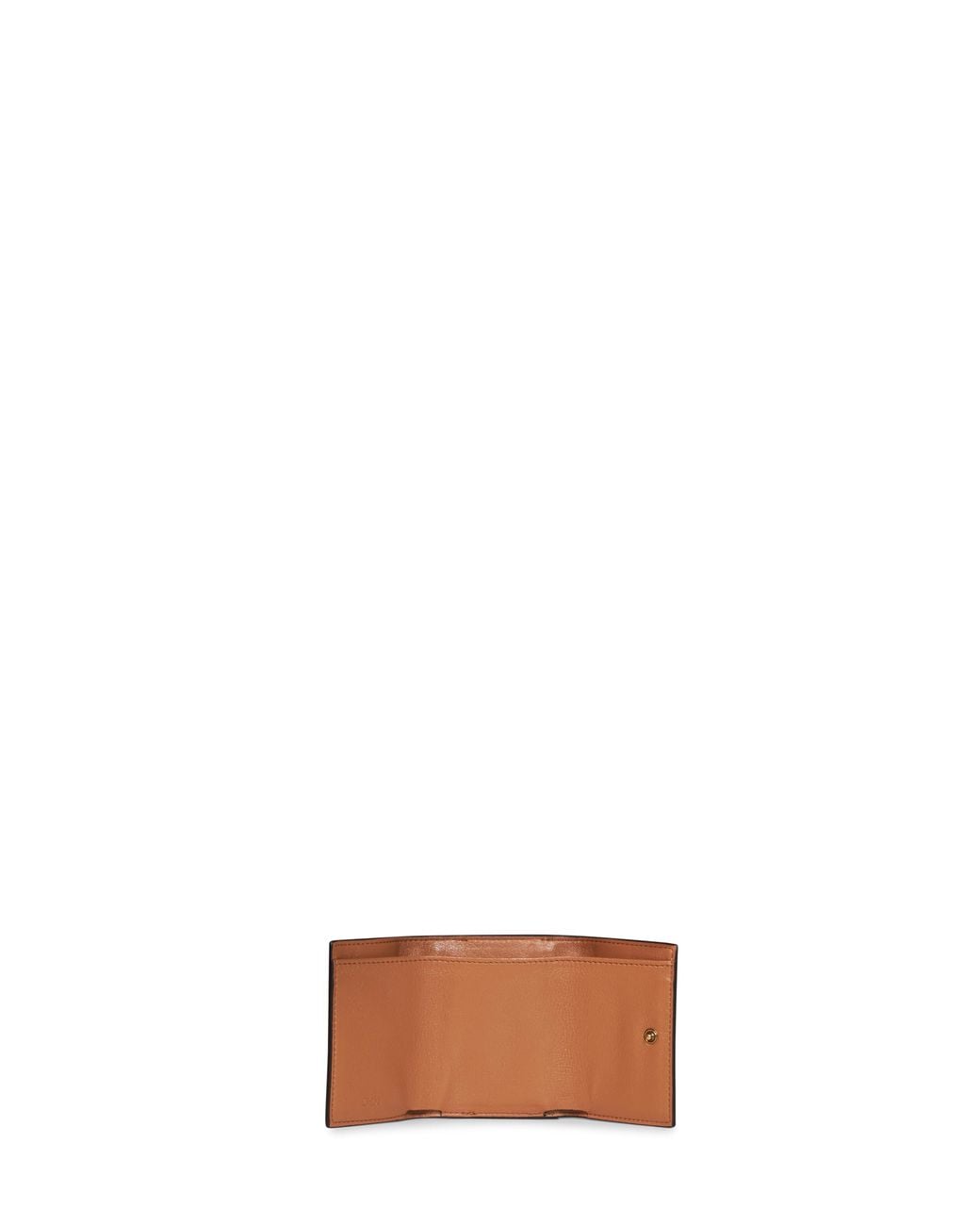 Chloé White Chloé Mustang Paddington Mini Tri-Fold Wallet