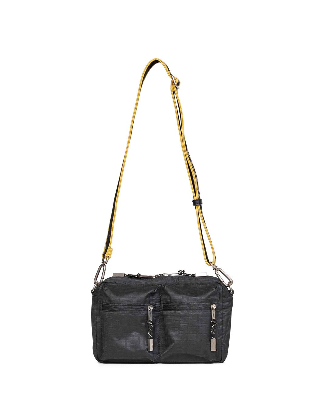 Fendi Black Polyester Zucca Ff Motif Shoulder Bag<Br for men