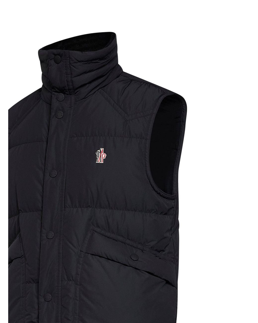 Moncler Blue Evans Padded Vest for men