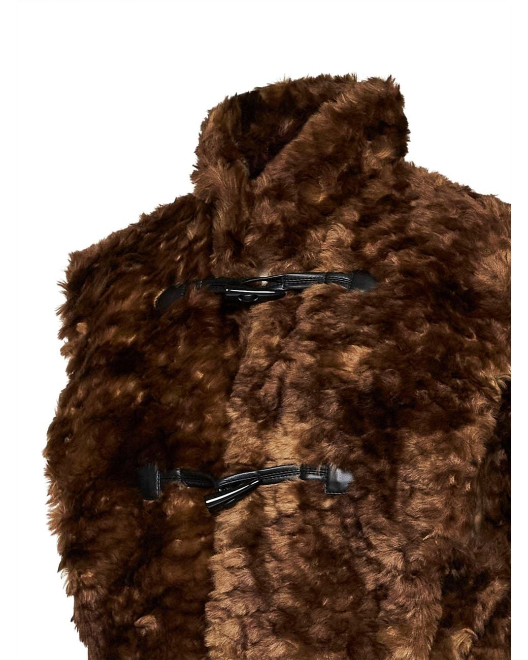 Isabel Marant Brown Faux Fur Jocya Vest