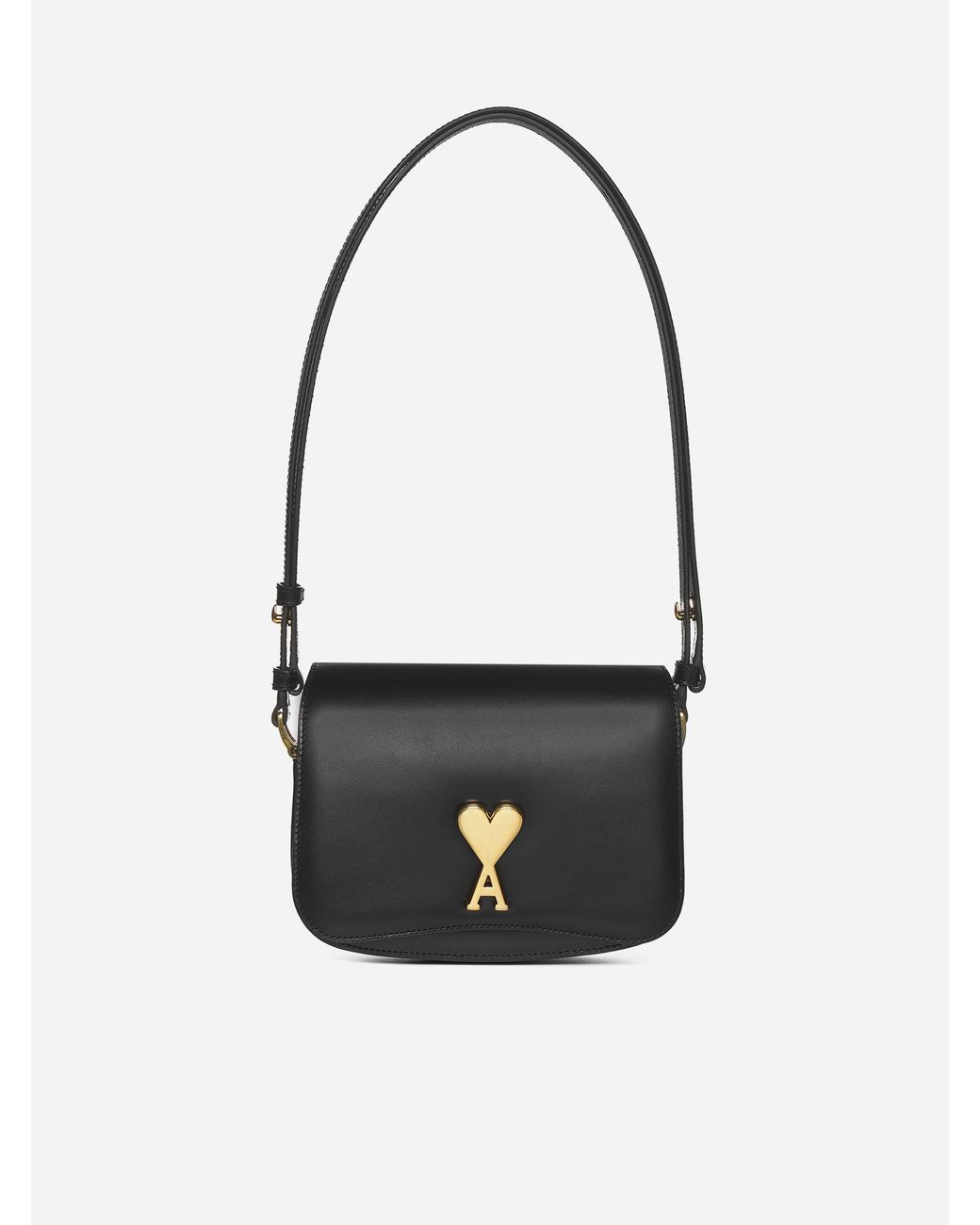 Ami Paris Paris Paris Leather Small Bag in White Lyst