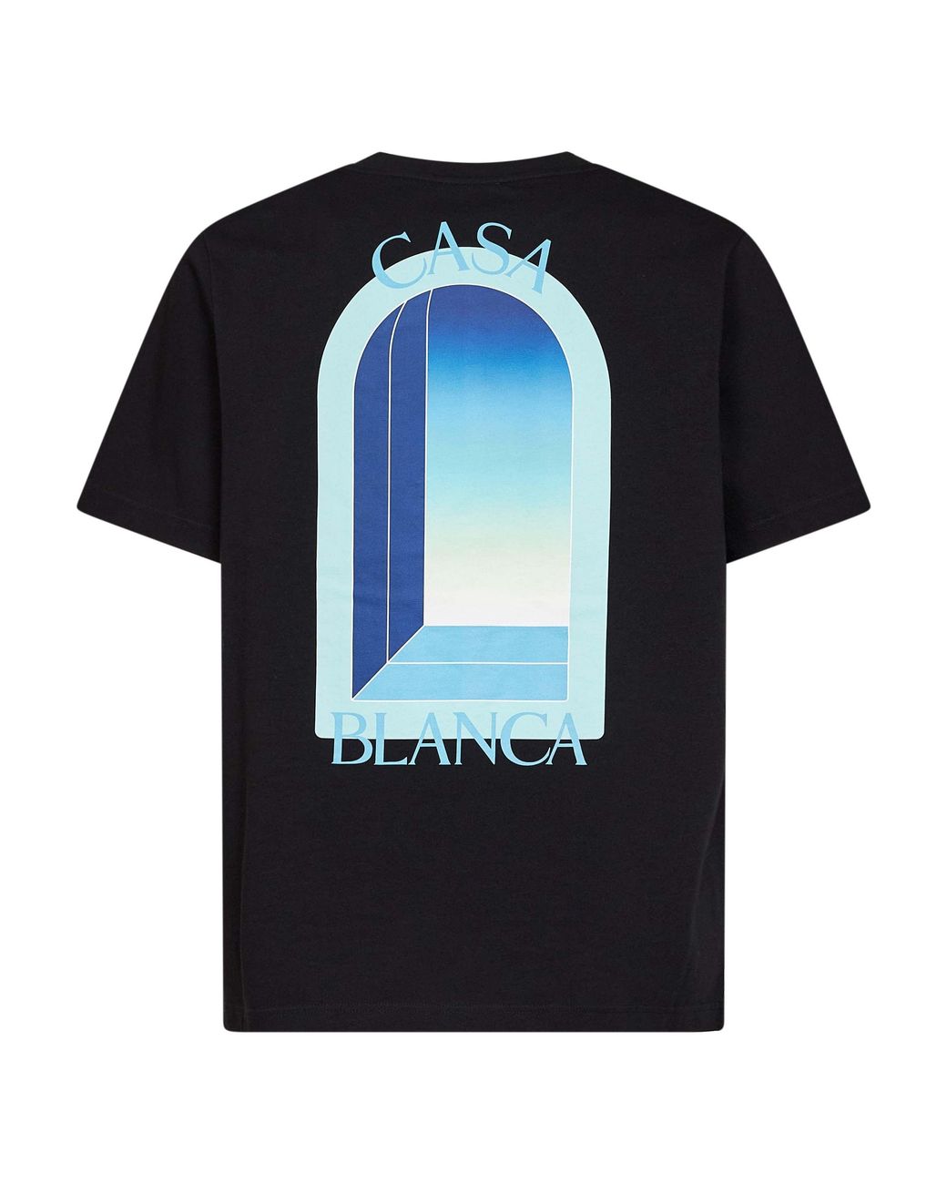 Casablanca Black Cotton Jersey Gradient 'Arche T-Shirt for men
