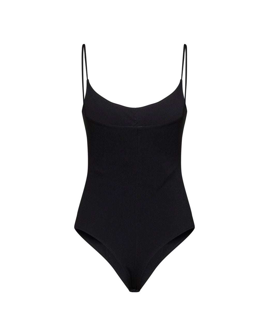 Jacquemus Black Stretch Jersey The Pina Second-Skin Bodysuit