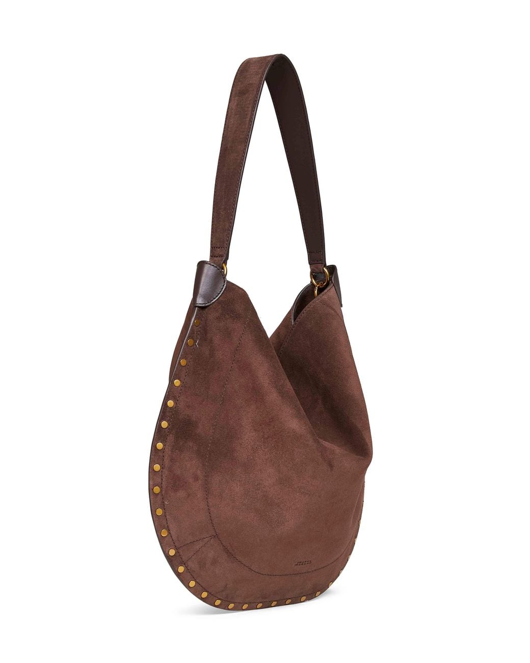 Isabel Marant Brown Coffee Oskan Hobo Soft Shoulder Bag
